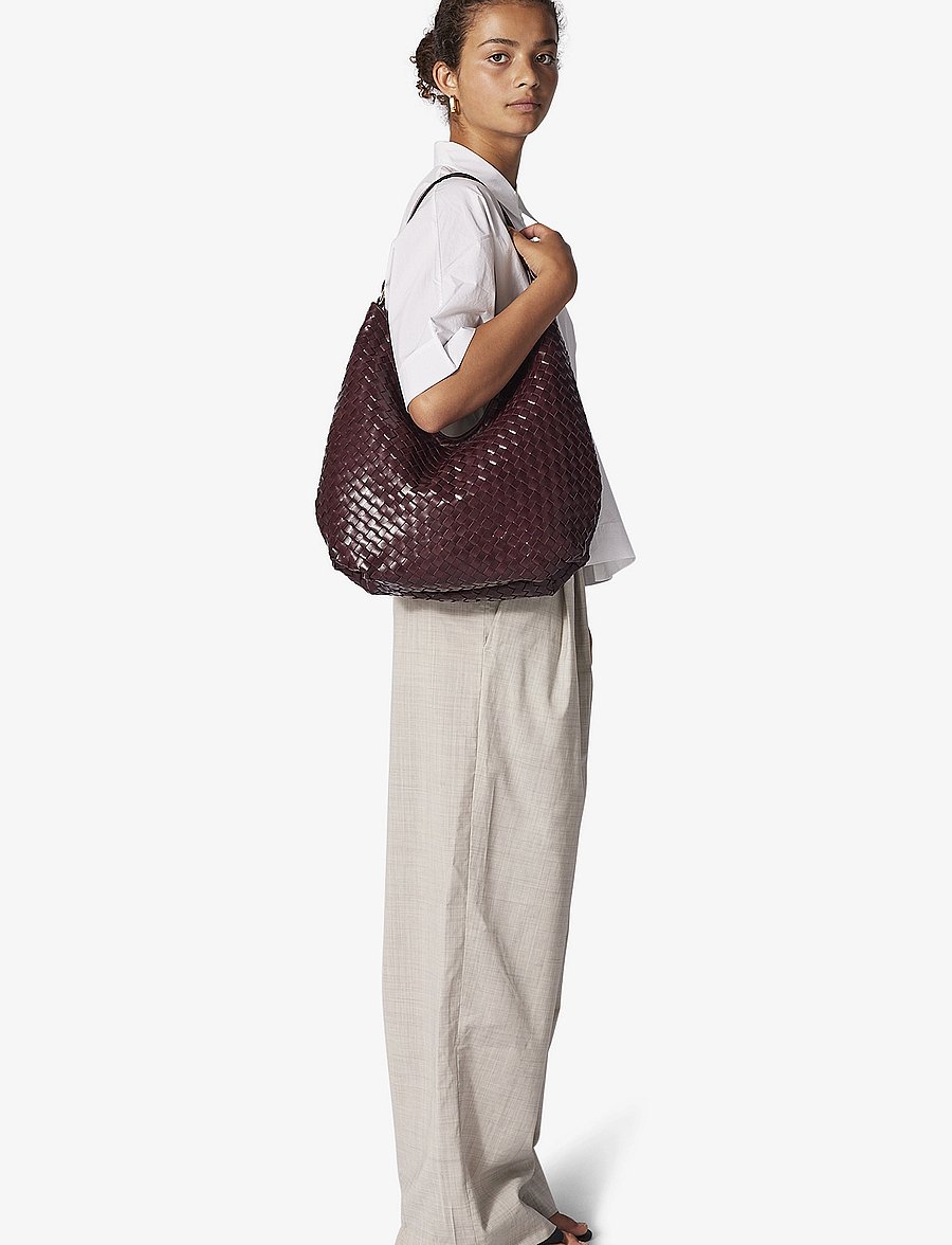 Adax - Salerno shoulder bag Mindy - cabas - barolo - 0