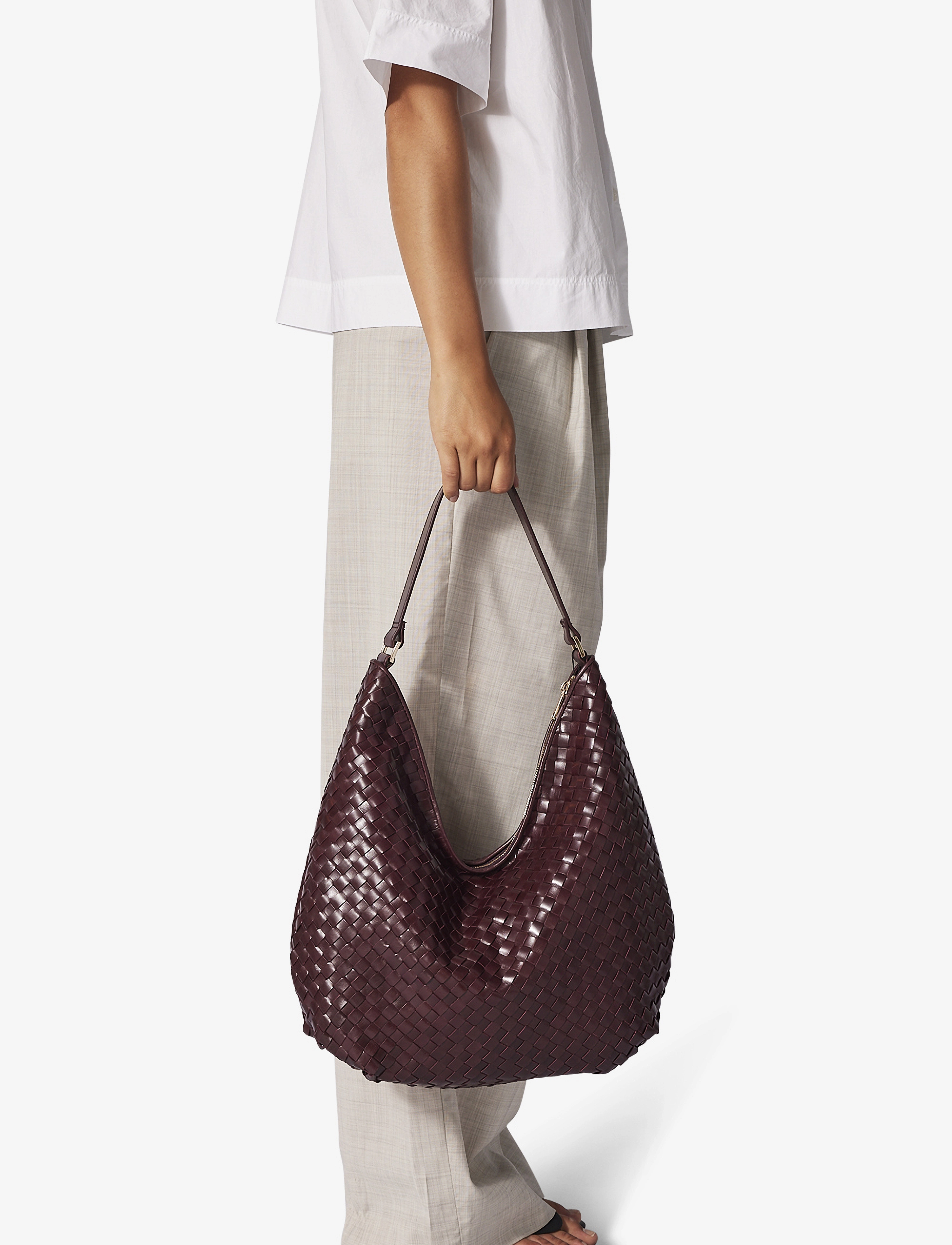 Adax - Salerno shoulder bag Mindy - cabas - barolo - 5