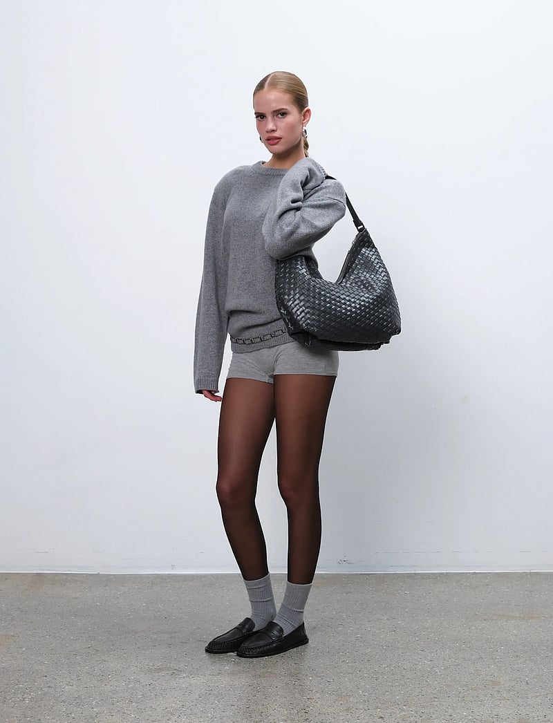 Adax - Salerno shoulder bag Mindy - shoppere - charcoal - 5