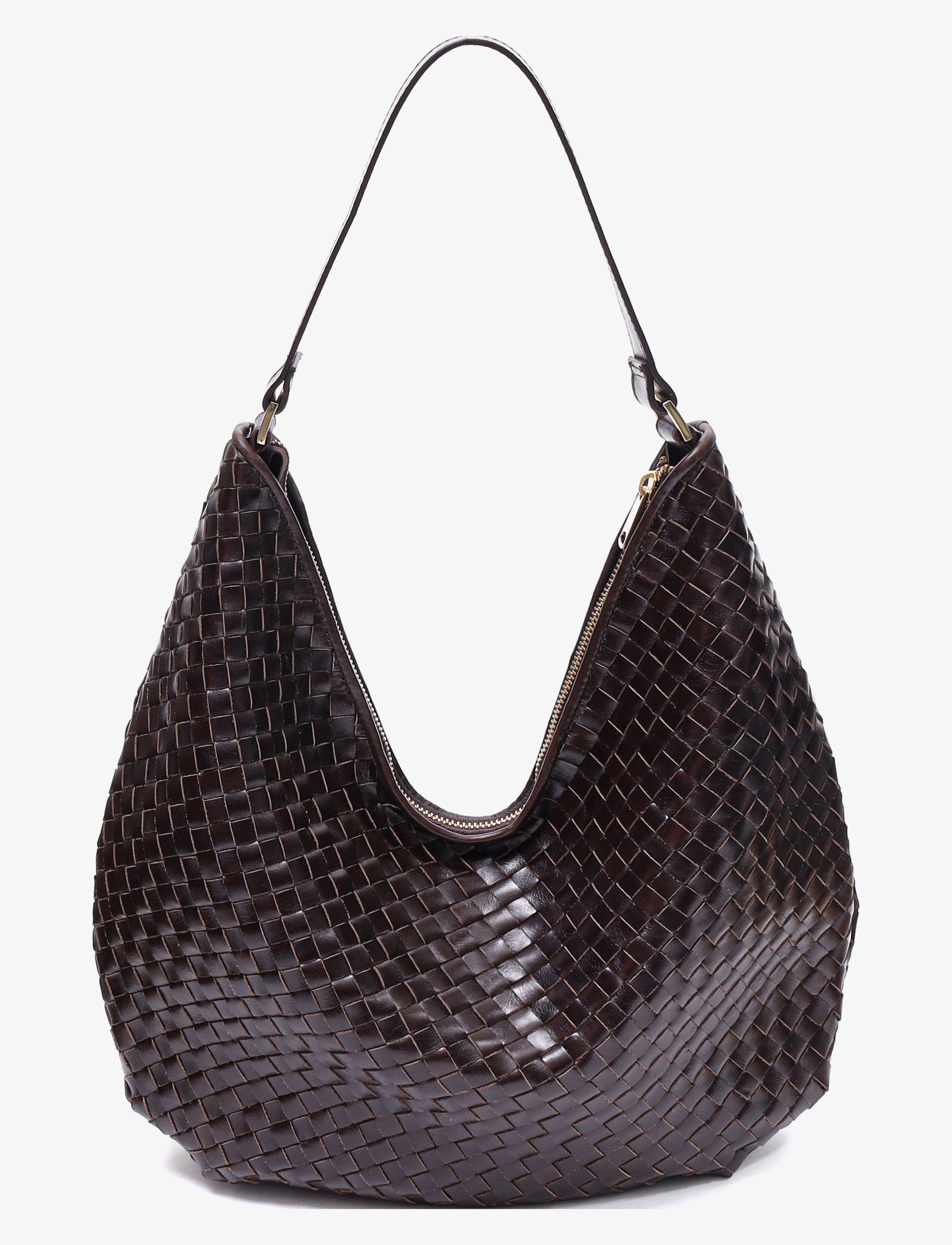Adax Salerno shoulder bag Mindy - Skuldertasker - DARK BROWN / brown