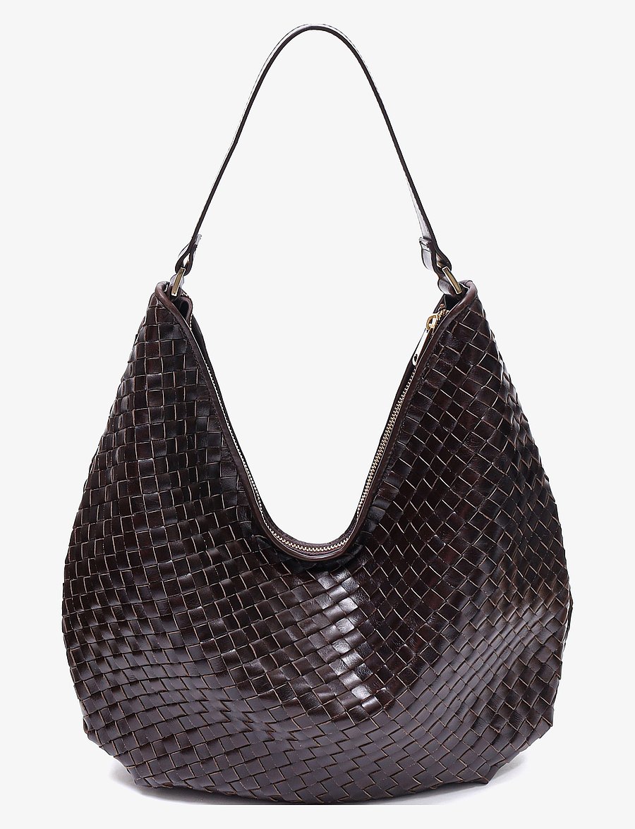 Adax - Salerno shoulder bag Mindy - shoppingväskor - dark brown - 1