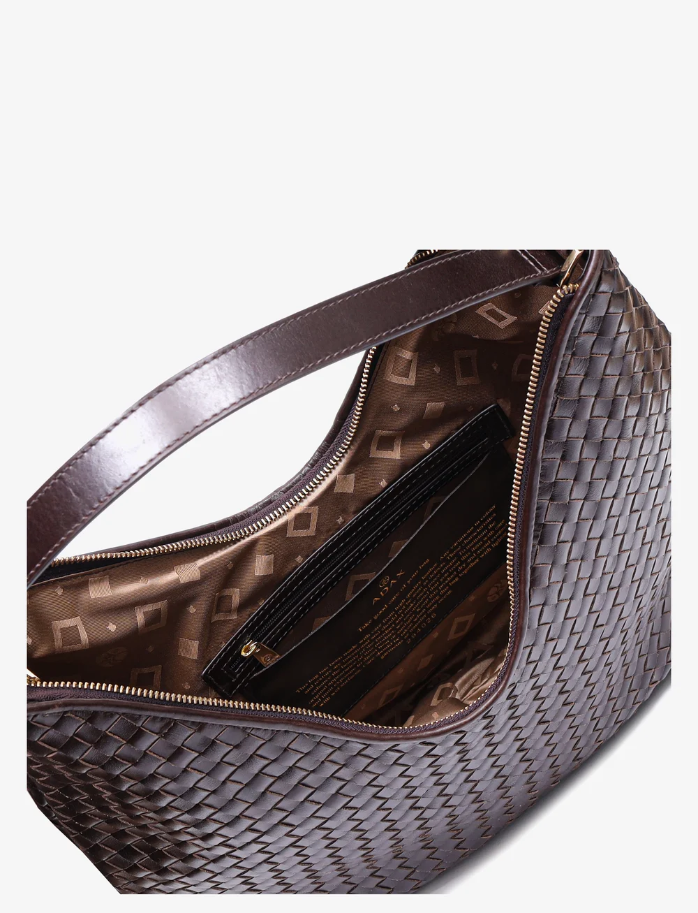 Adax - Salerno shoulder bag Mindy - shoppingväskor - dark brown - 4