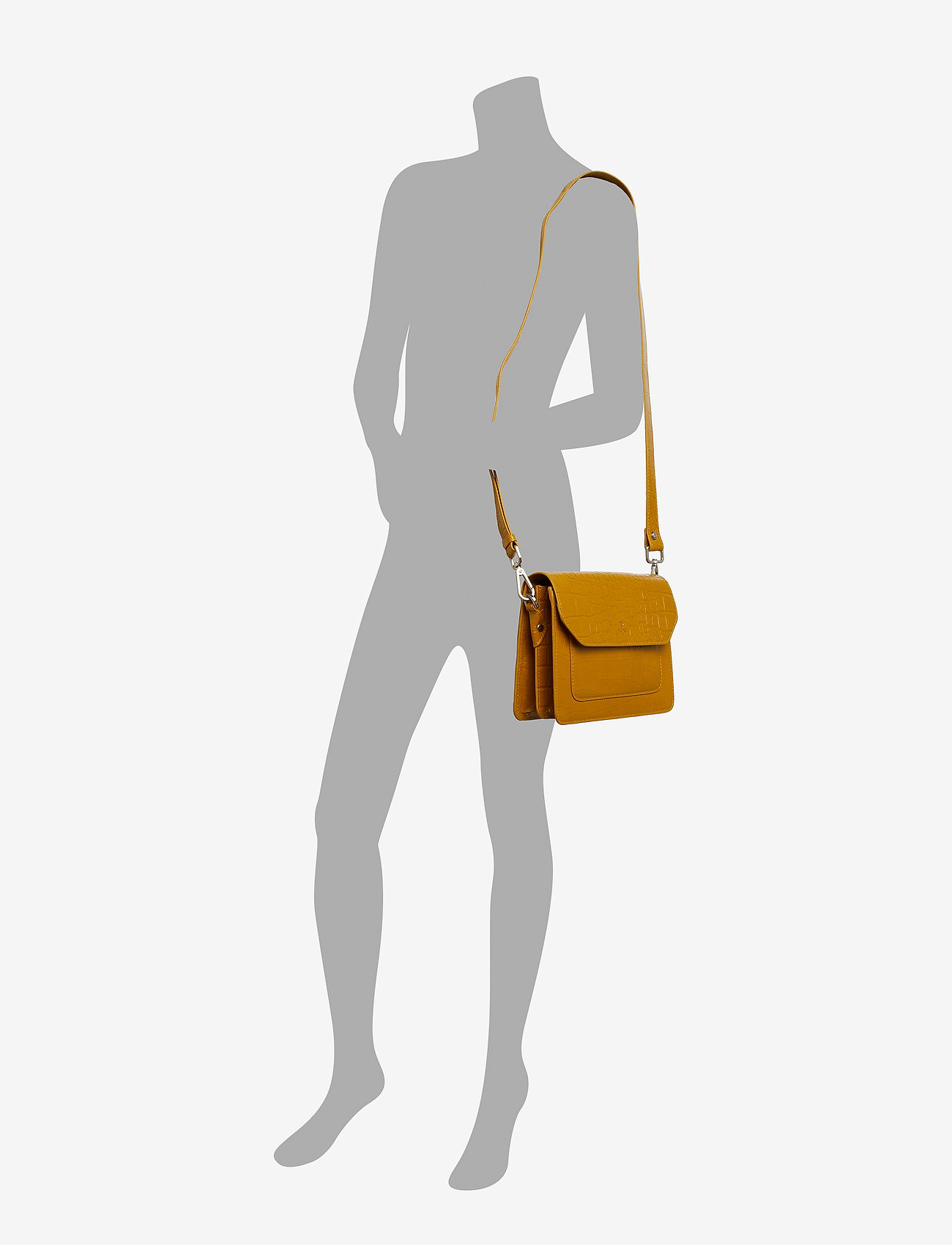 Adax - Teramo shoulder bag India - mustard - 5