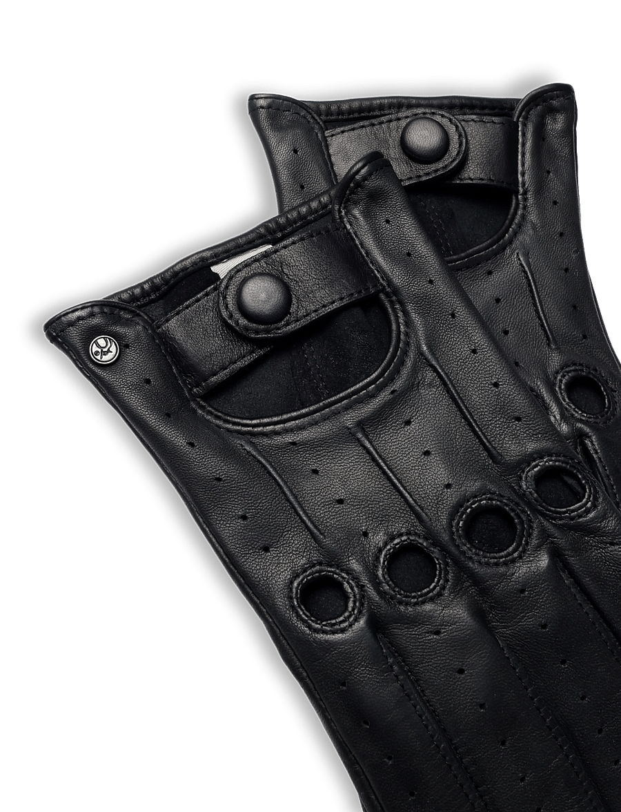 Adax - Adax glove Isabella - nahast kindad - black - 4