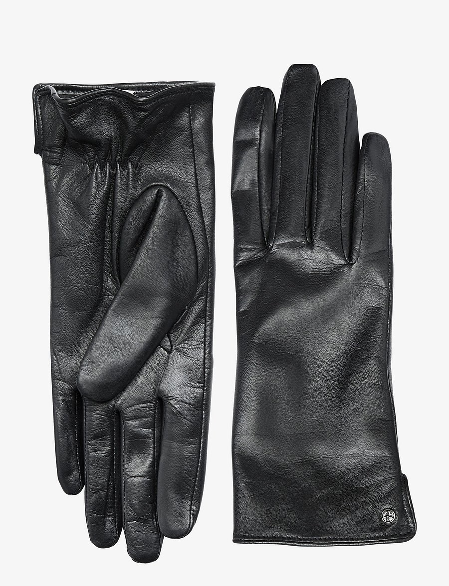 Adax - Adax glove Xenia - leather gloves - black - 0