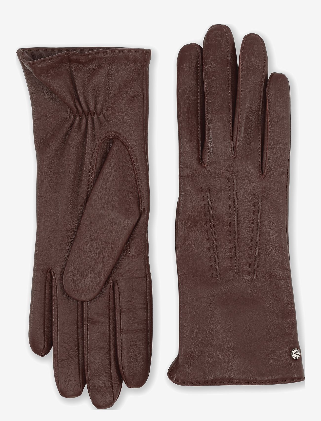 Adax - Adax glove Sisse - leather gloves - chocolate - 1