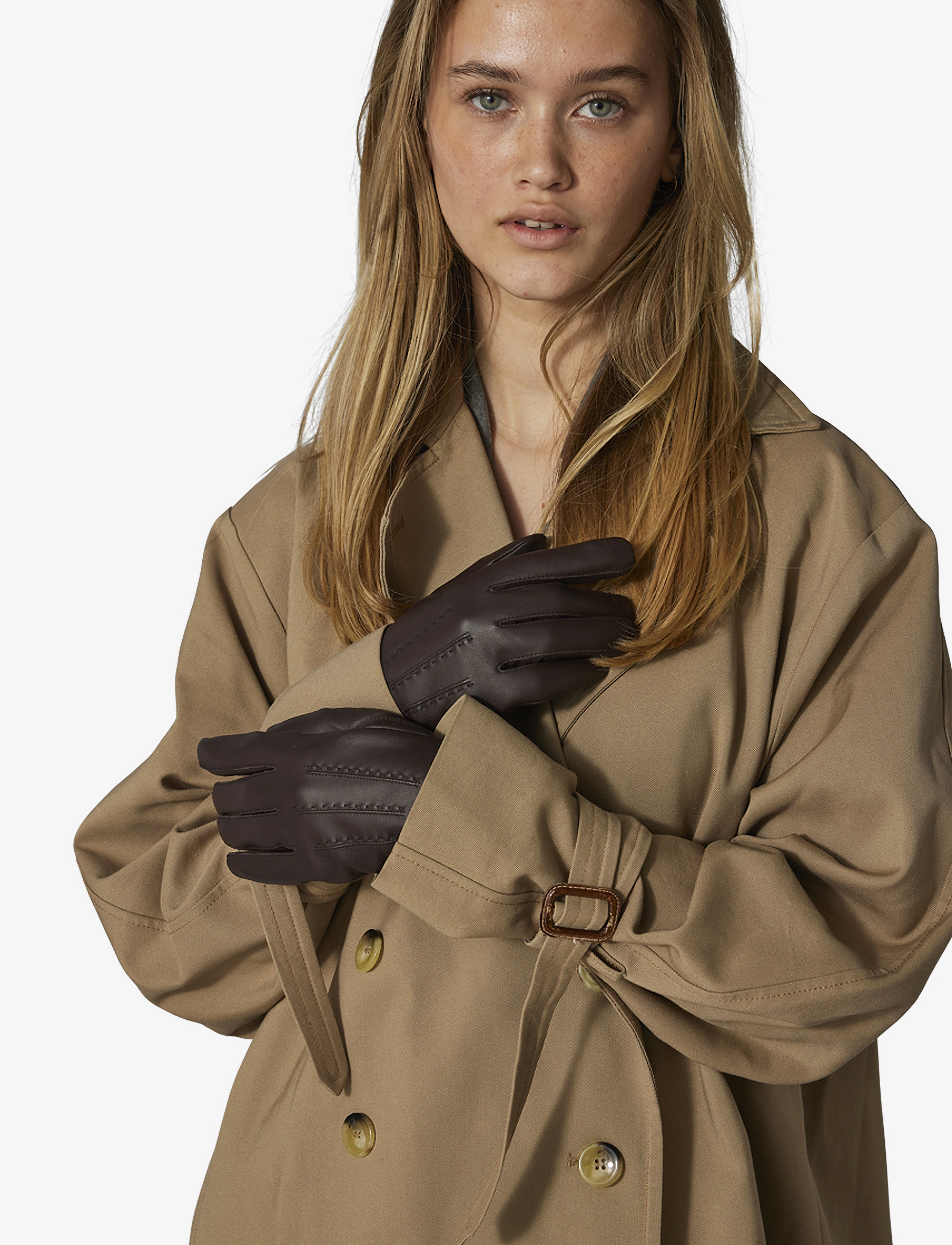 Adax Adax Glove Sisse, L, Brown, Handsker > Fingerhandsker, Dame