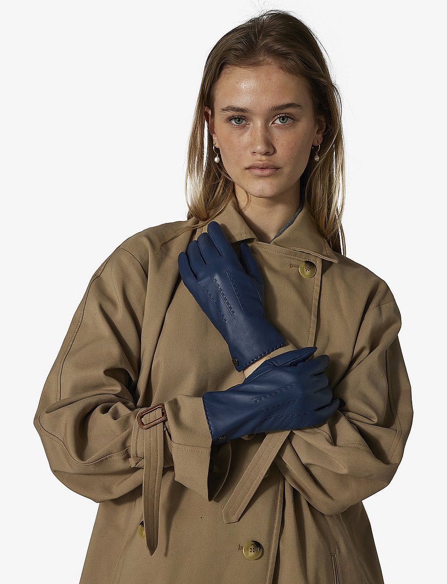 Adax - Adax glove Sisse - skinnhandskar - navy - 0