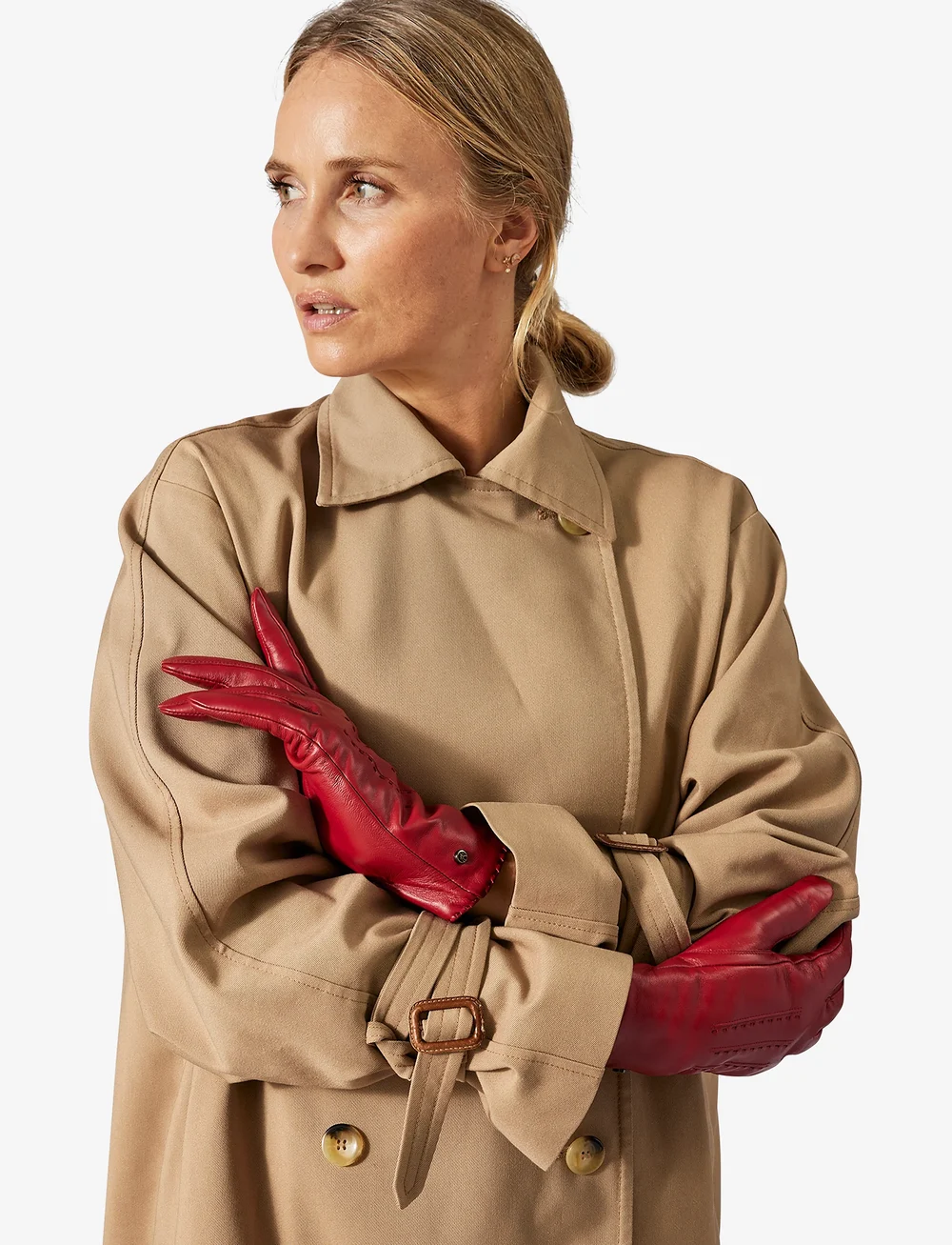 Adax - Adax glove Sisse - fingervantar - red - 2