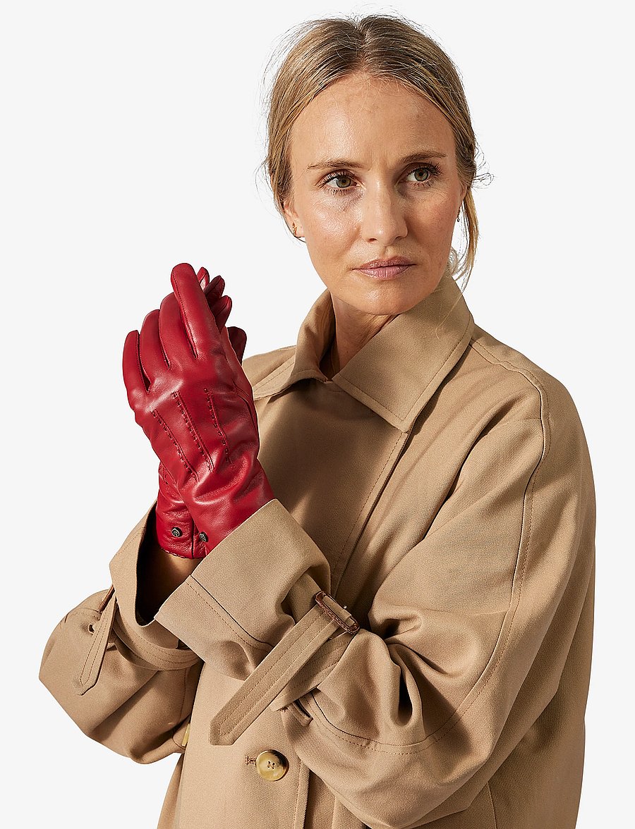 Adax - Adax glove Sisse - lederhandschuhe - red - 3
