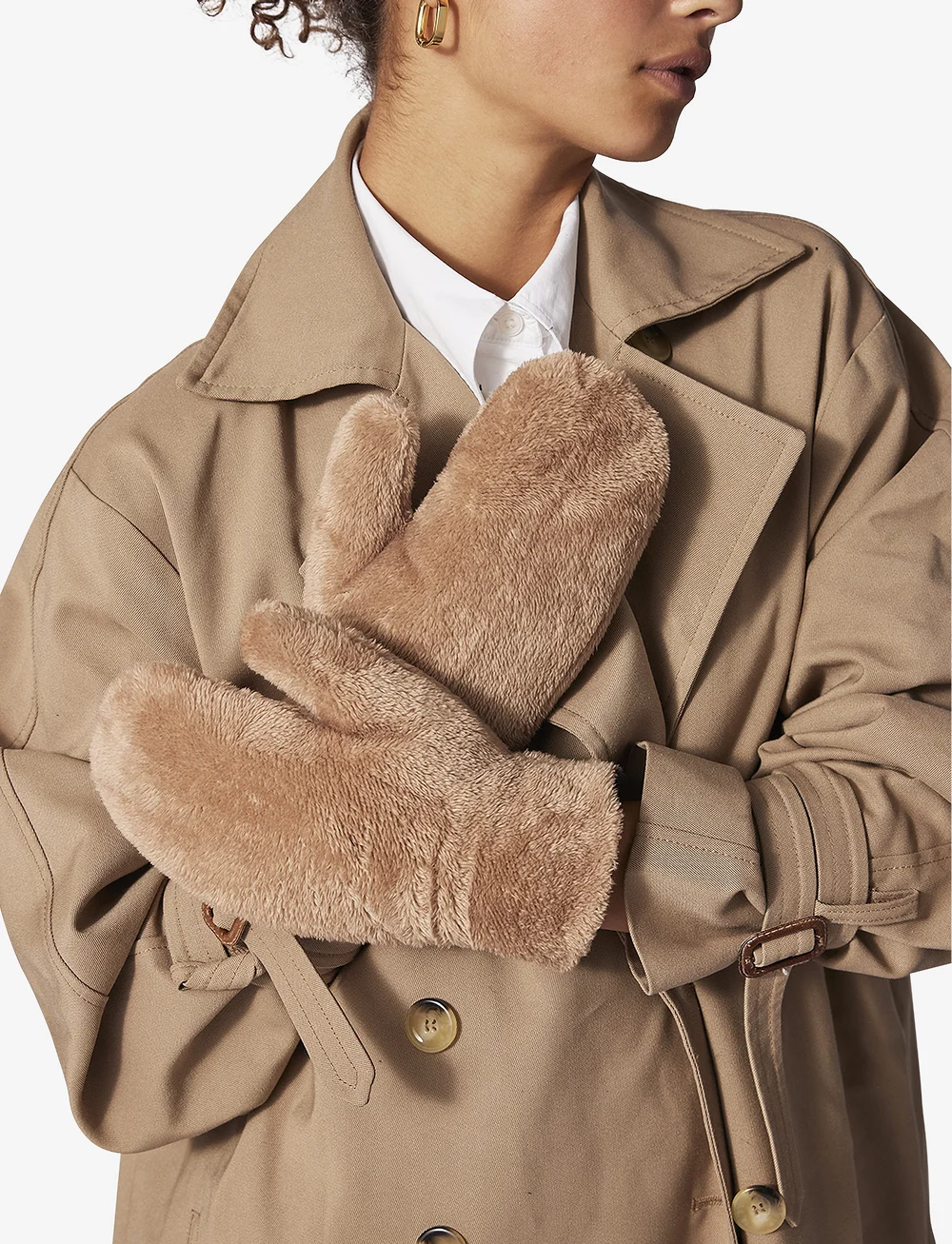 Adax - Adax mitten Paige - labakindad - brown - 3