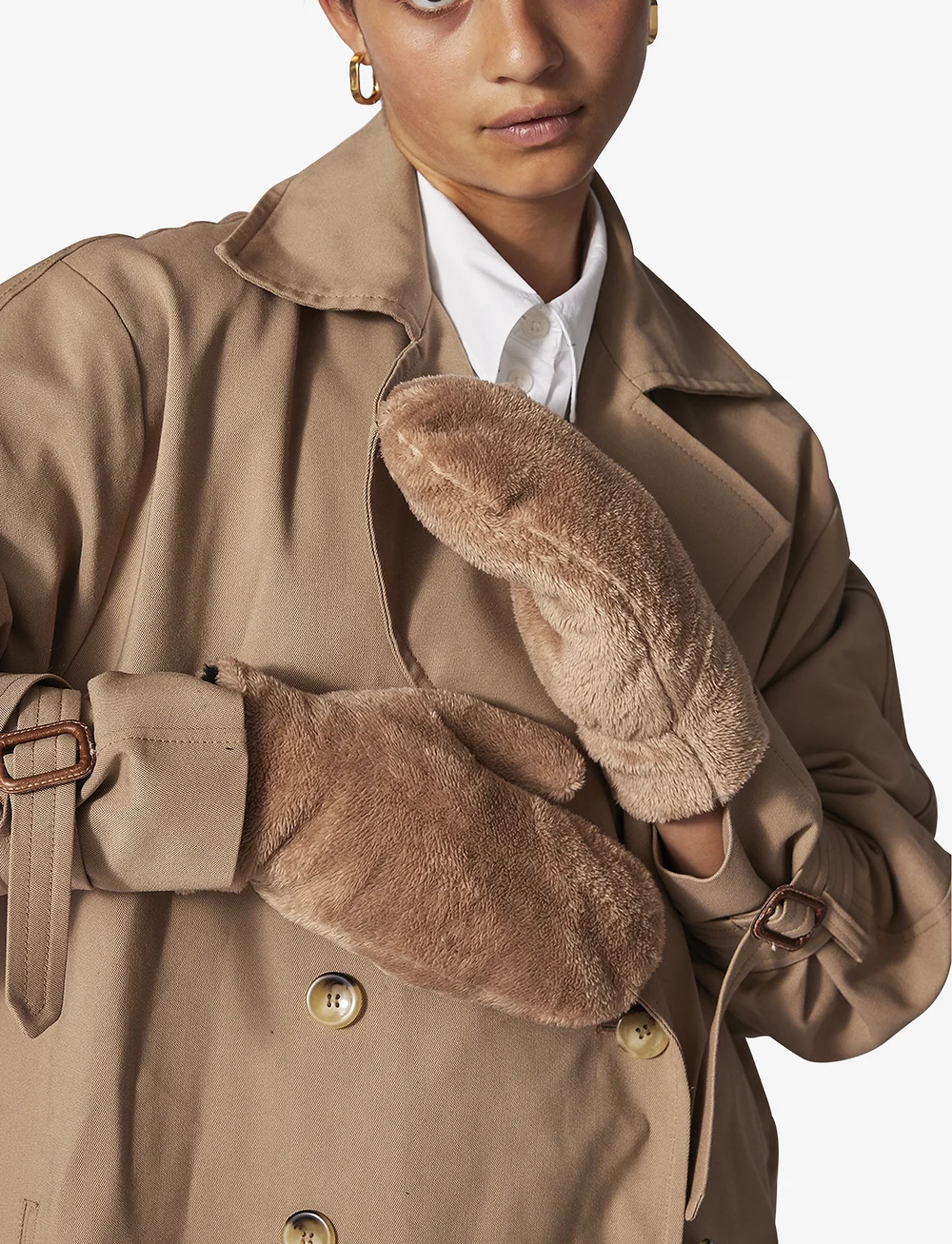 Adax - Adax mitten Paige - labakindad - brown - 4