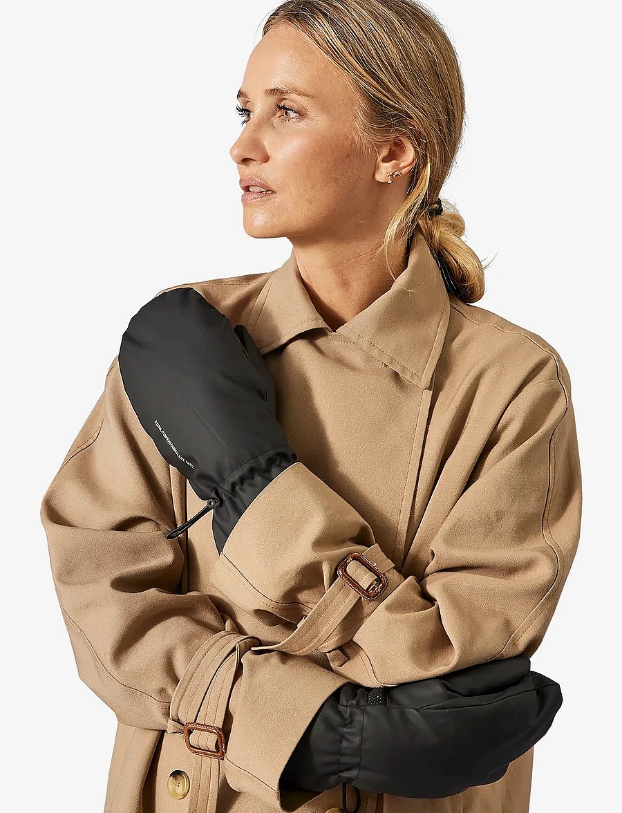 Adax - Adax mitten Samira - tumvantar - black - 2