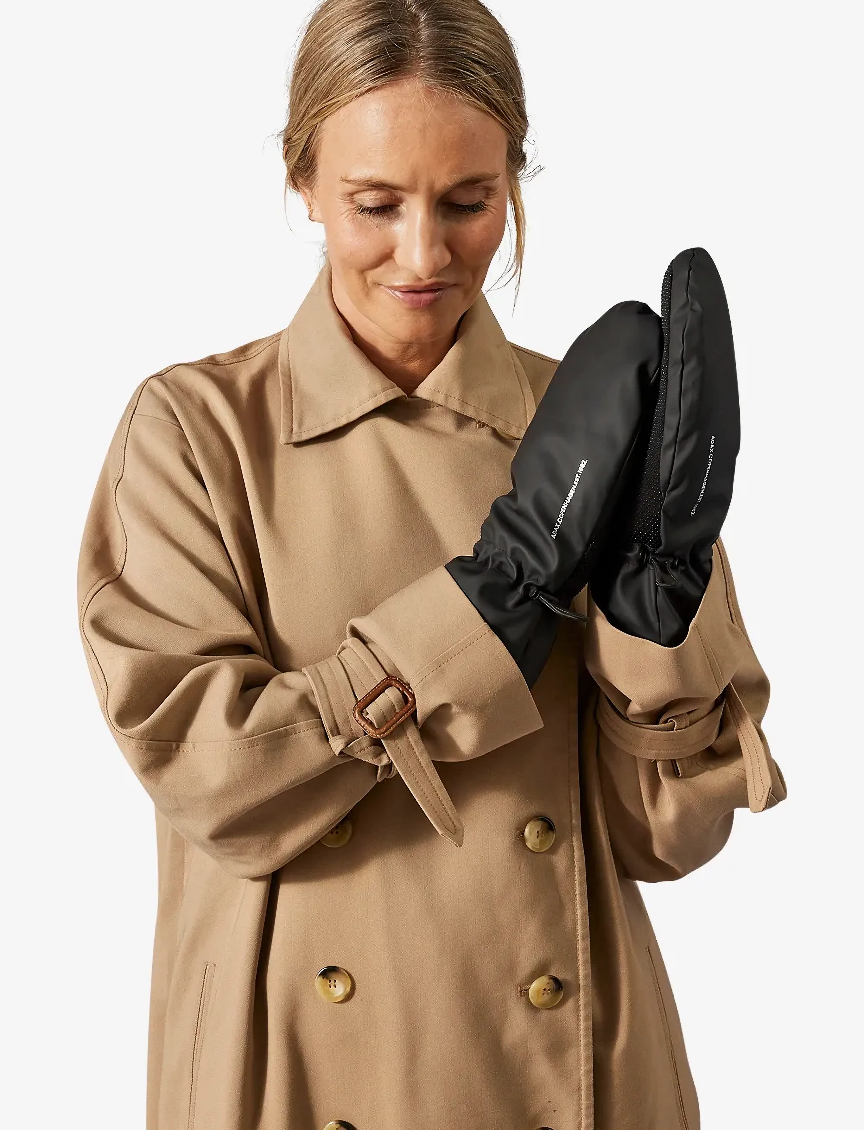 Adax - Adax mitten Samira - tumvantar - black - 3
