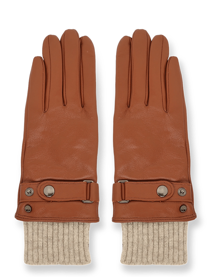 Adax - Adax glove Myra - læderhandsker - cognac - 0