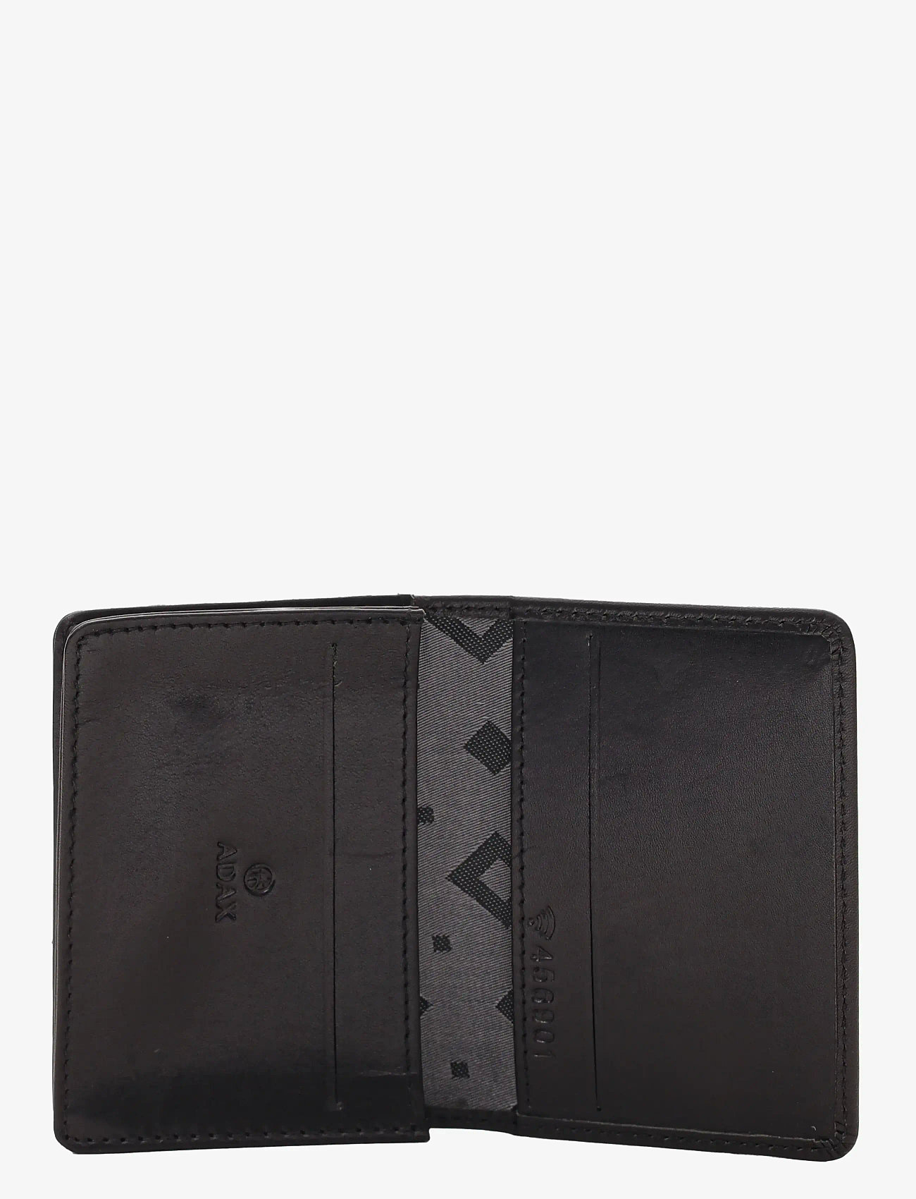 Adax - Chicago card holder Viggo - plånböcker - black - 3