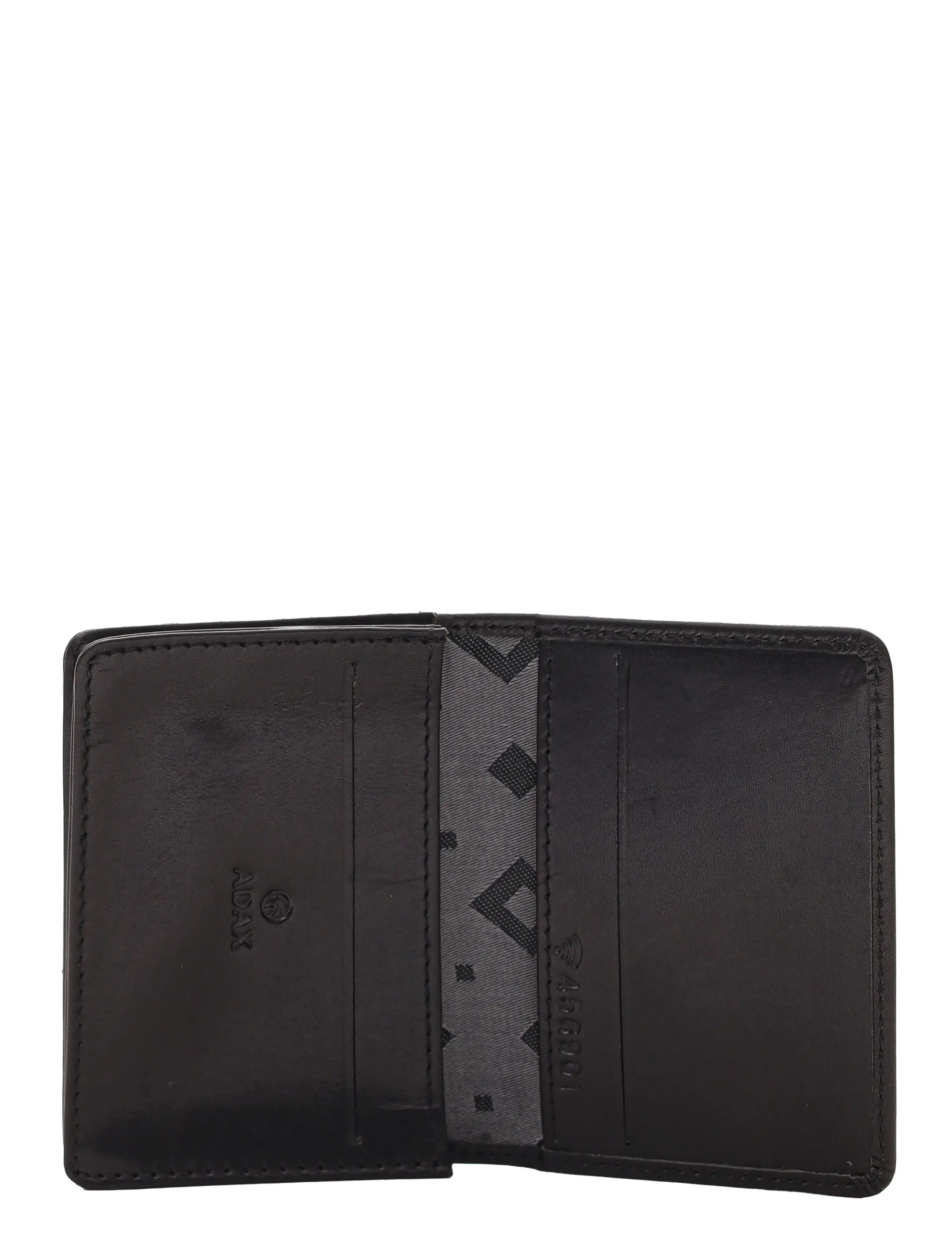 Adax - Chicago card holder Viggo - plånböcker - black - 3
