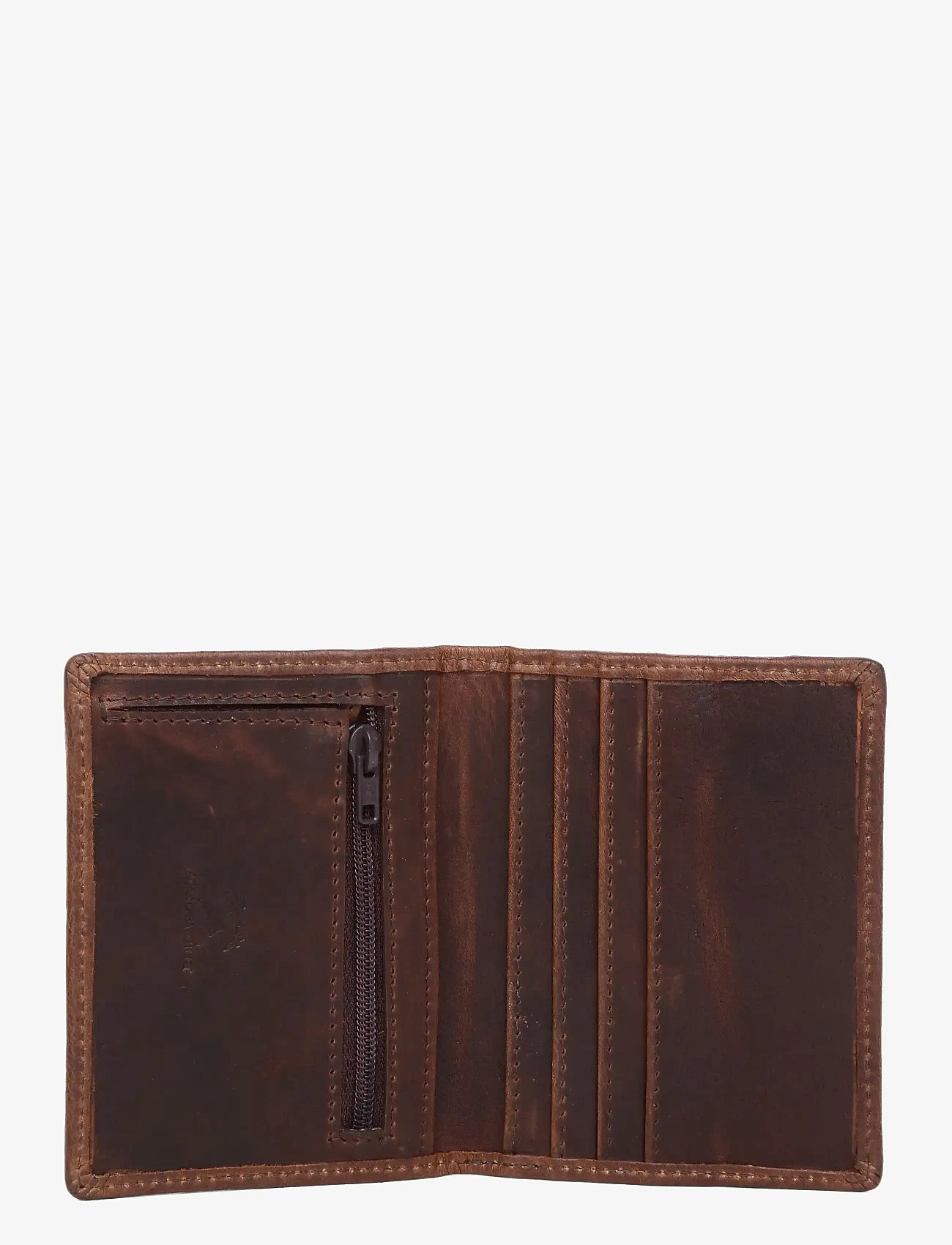 Adax - Catania wallet Julius - plånböcker - dark brown - 2
