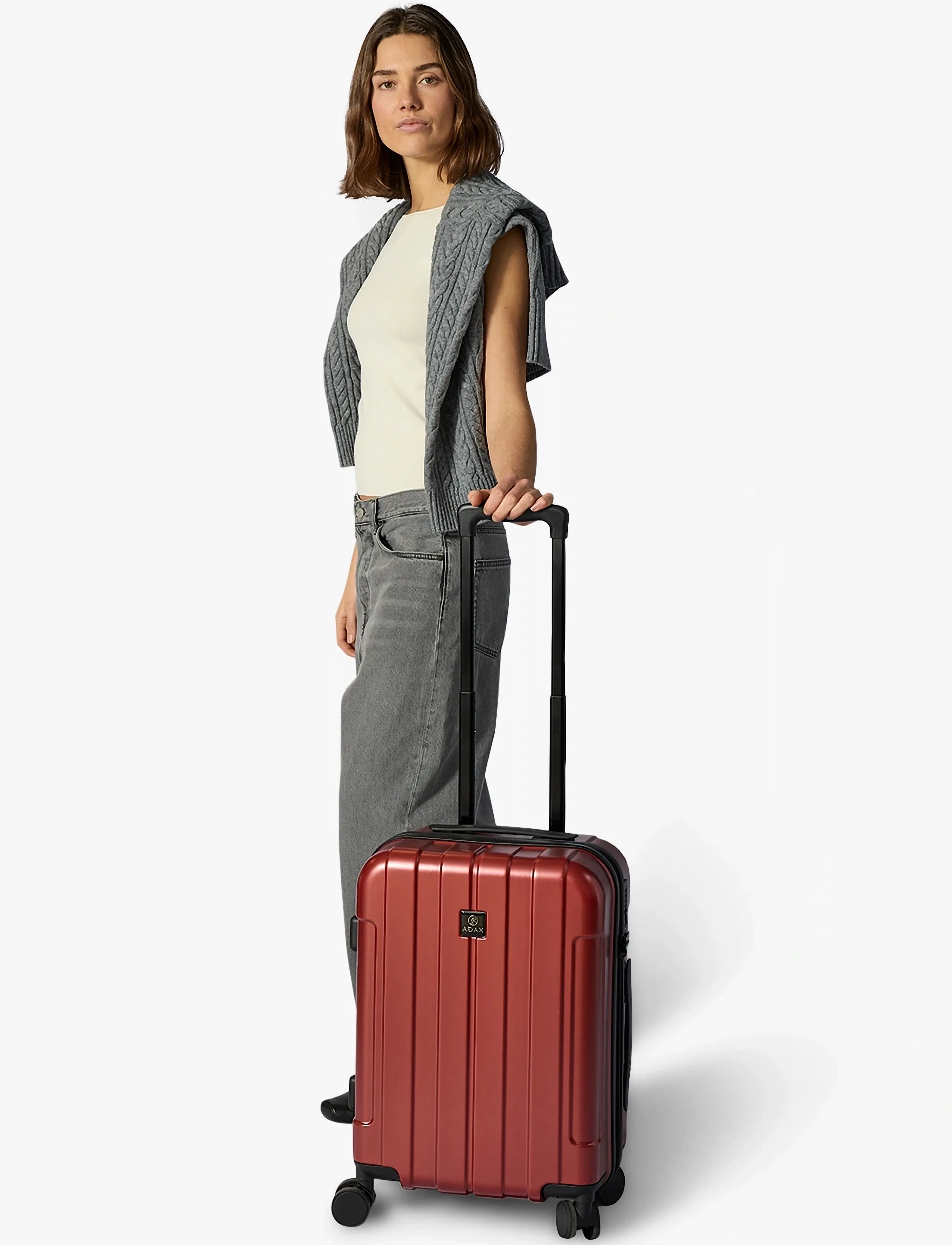 Adax Adax Hardcase 55cm Renee, 55, Red, Tasker > Kufferter, Herre