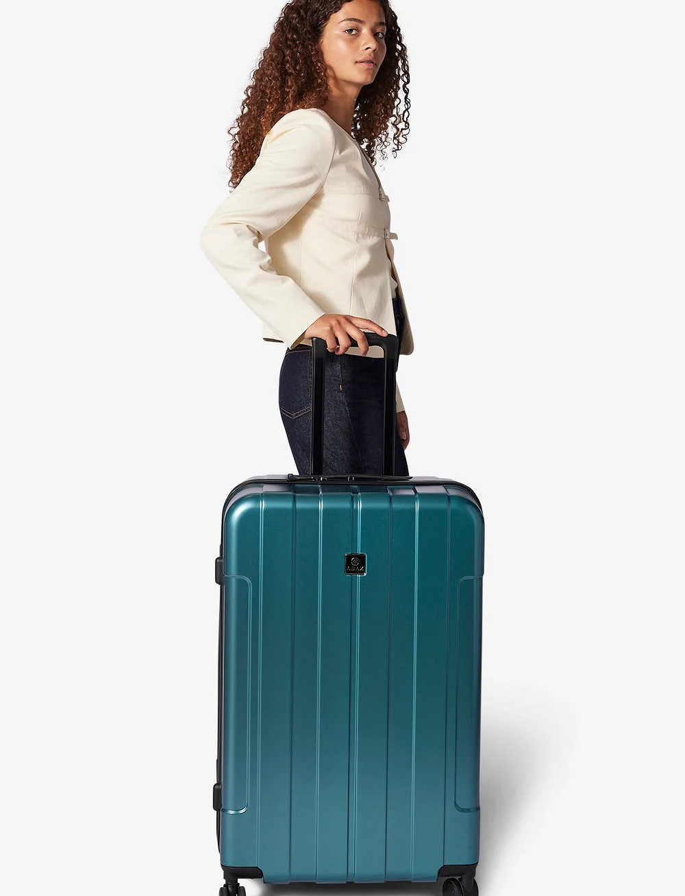 Adax - Adax hardcase 76cm Andy - stora resväskor - green - 0