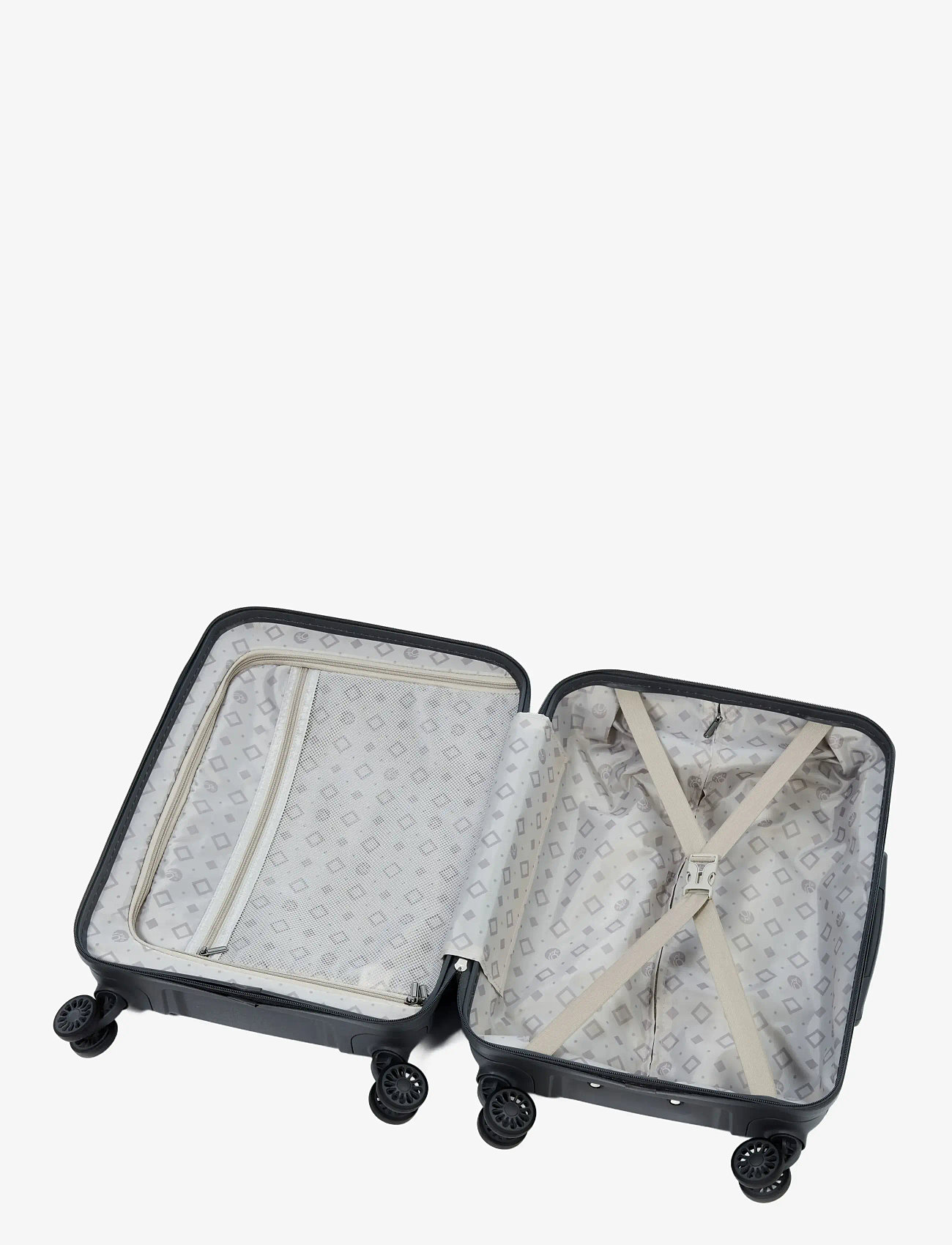 Adax - Adax hardcase 55cm Charlie - salongi suuruses kohvrid - grey - 1