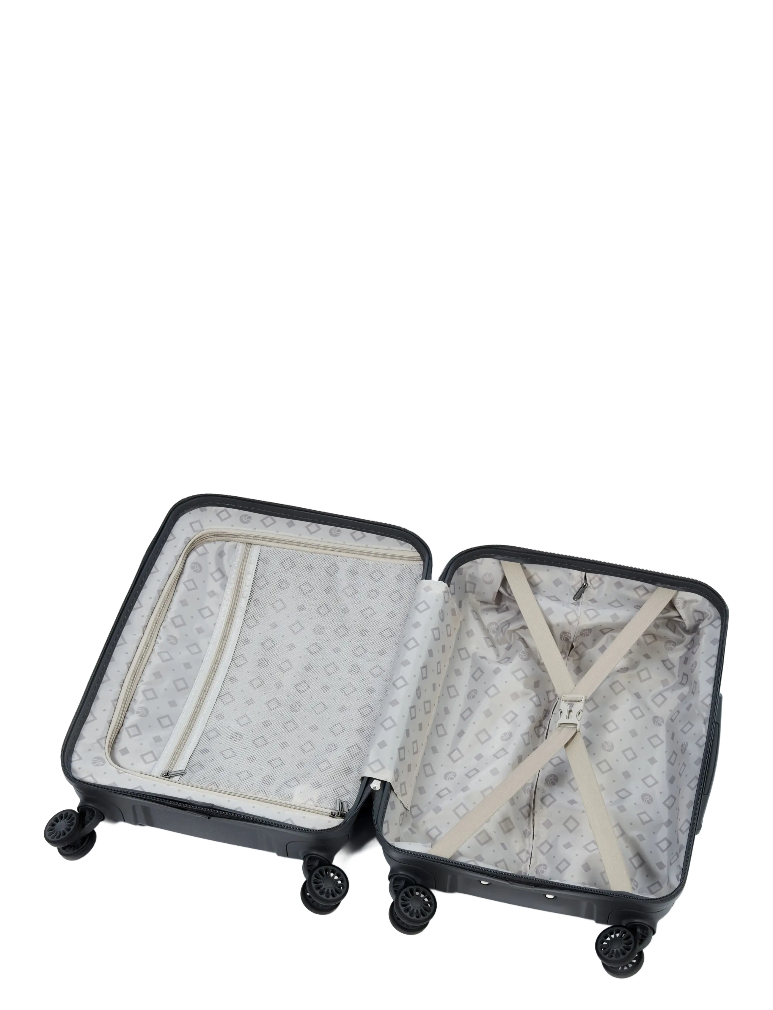 Adax - Adax hardcase 55cm Charlie - cabin size suitcases - grey - 1