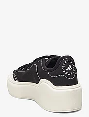 adidas by Stella McCartney - aSMC COURT COTTON - lage sneakers - cblack/cblack/owhite - 2
