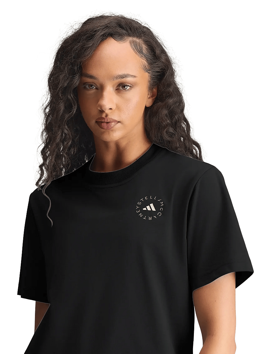 adidas by Stella McCartney - aSMC REGL TEE - t-shirts - black - 4