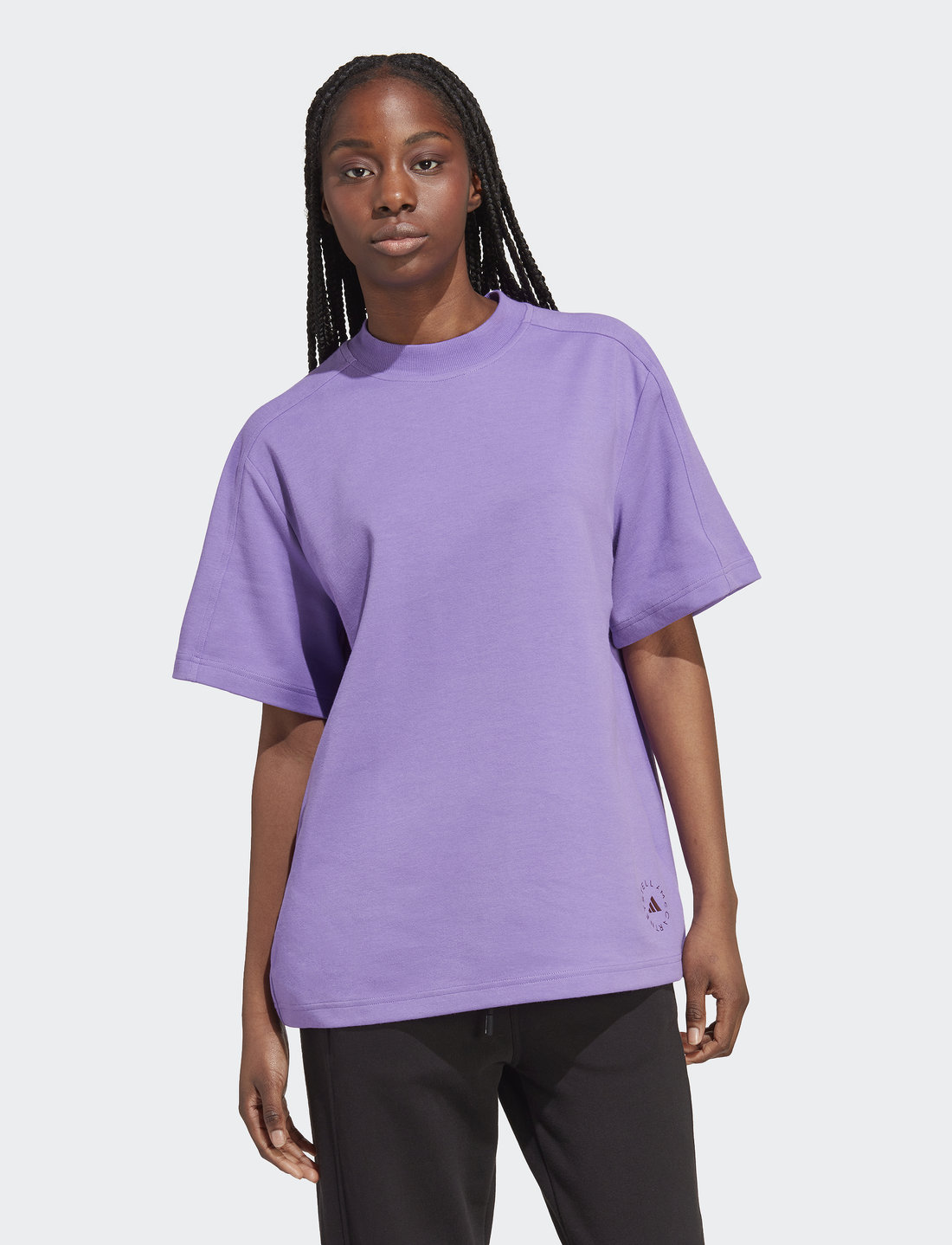adidas by Stella McCartney Asmc Logo Tee Deelil Purple 90 Boozt