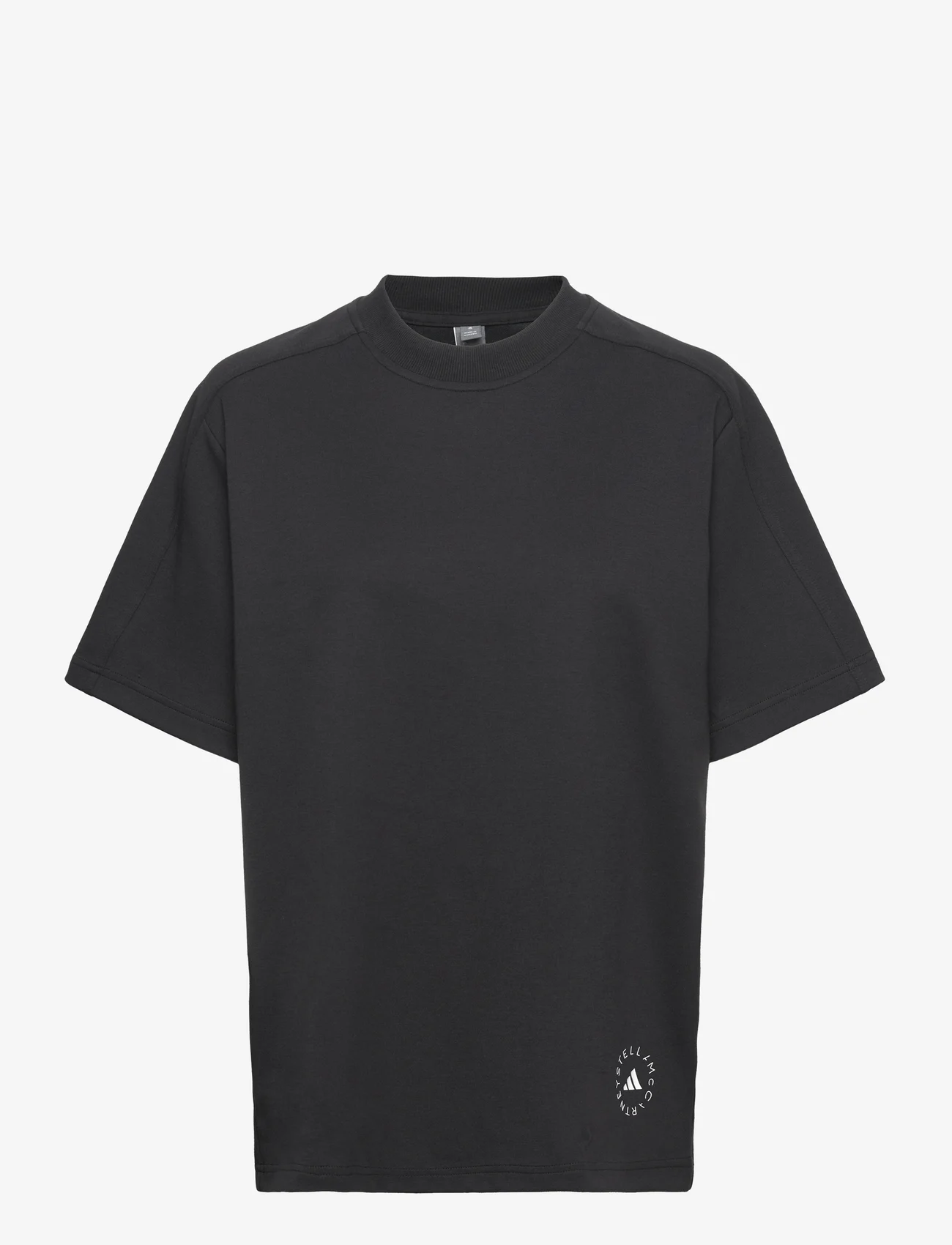 adidas by Stella McCartney - aSMC LOGO TEE - t-shirts - black - 1