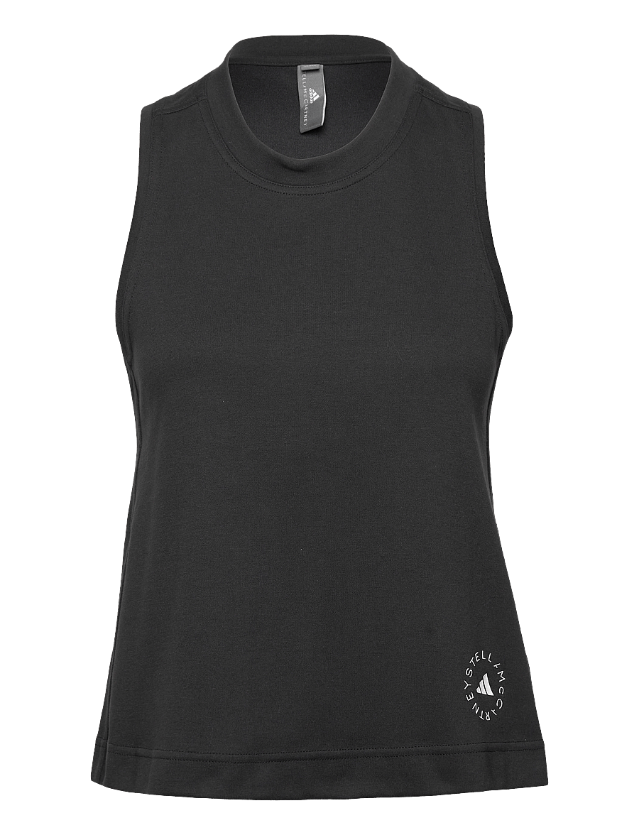 adidas by Stella McCartney - aSMC LOGO TK - Õlapaeltega pluusid - black - 0