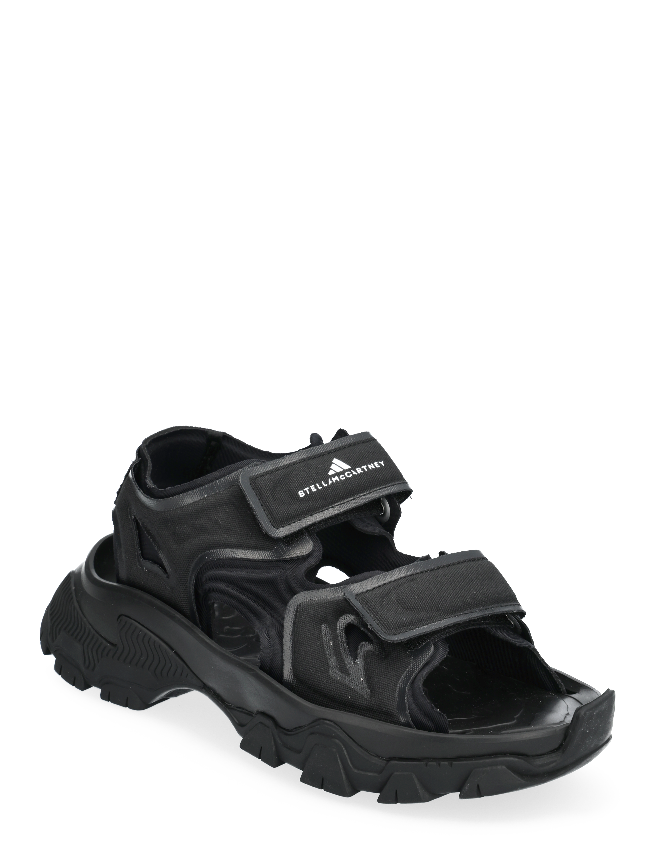 adidas by Stella McCartney Asmc Hika Sandal Canvas, 42, Sandals, Schwarz - Flat, Frauen