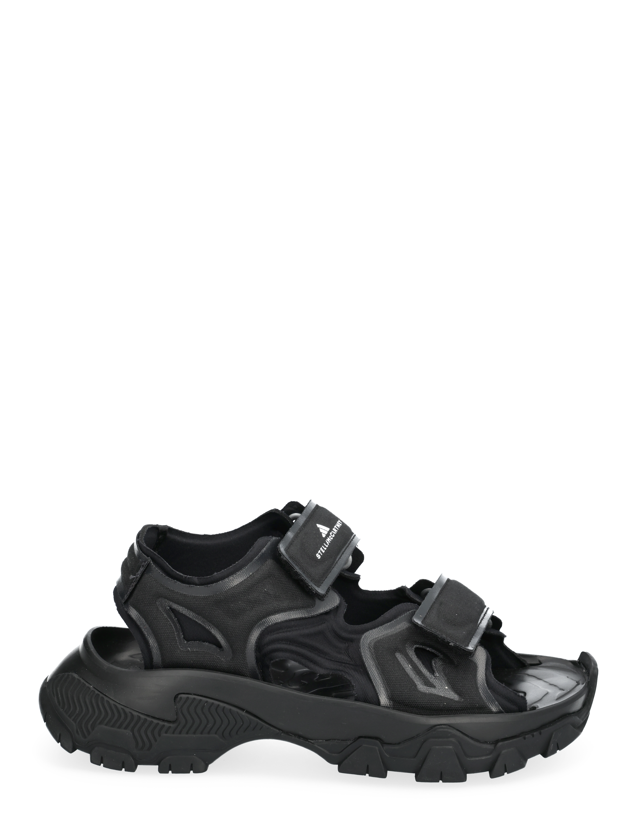 adidas by Stella McCartney - aSMC HIKA SANDAL CANVAS - wandelsandalen - cblack/cblack/utiblk - 1