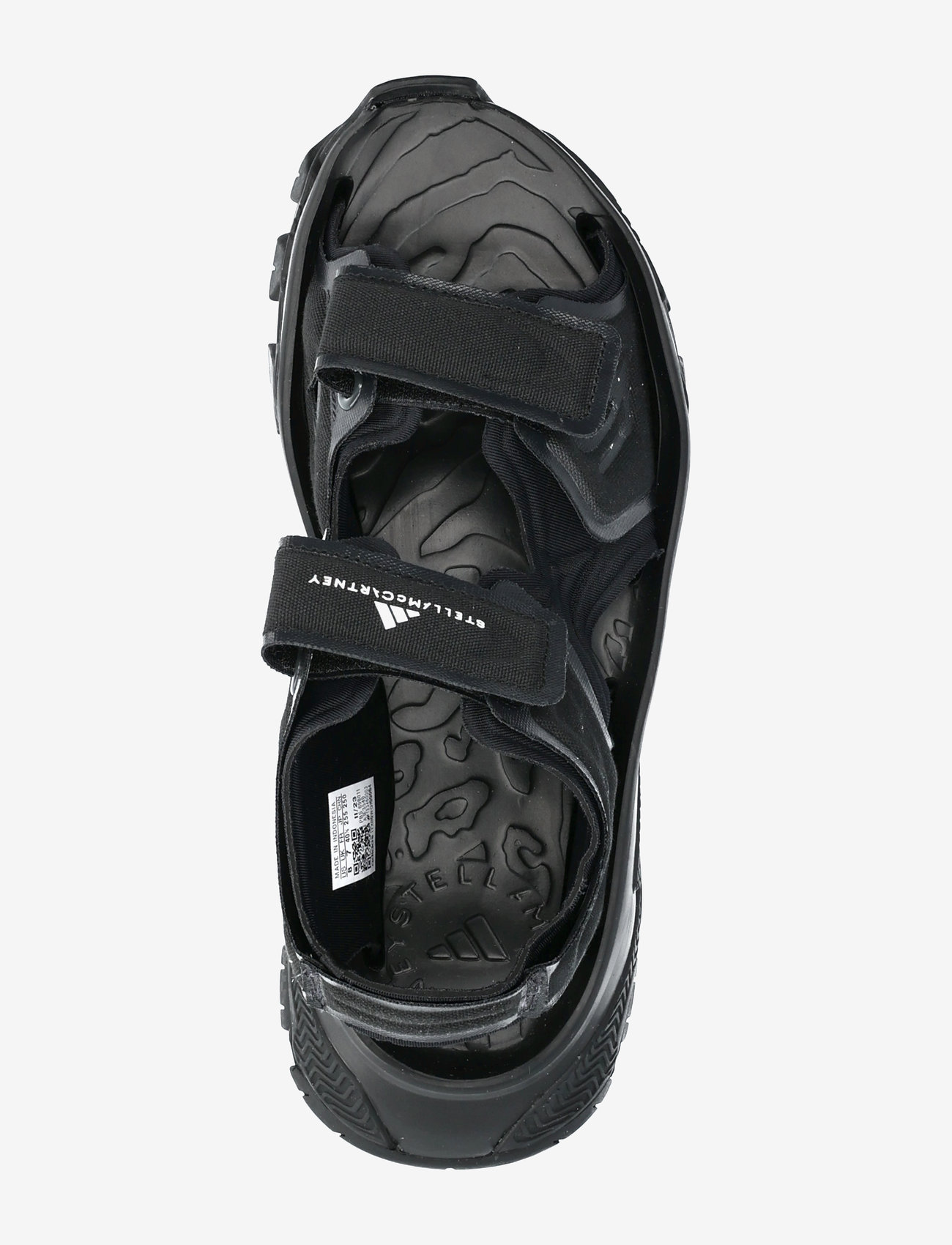 adidas by Stella McCartney - aSMC HIKA SANDAL CANVAS - vandringssandaler - cblack/cblack/utiblk - 3