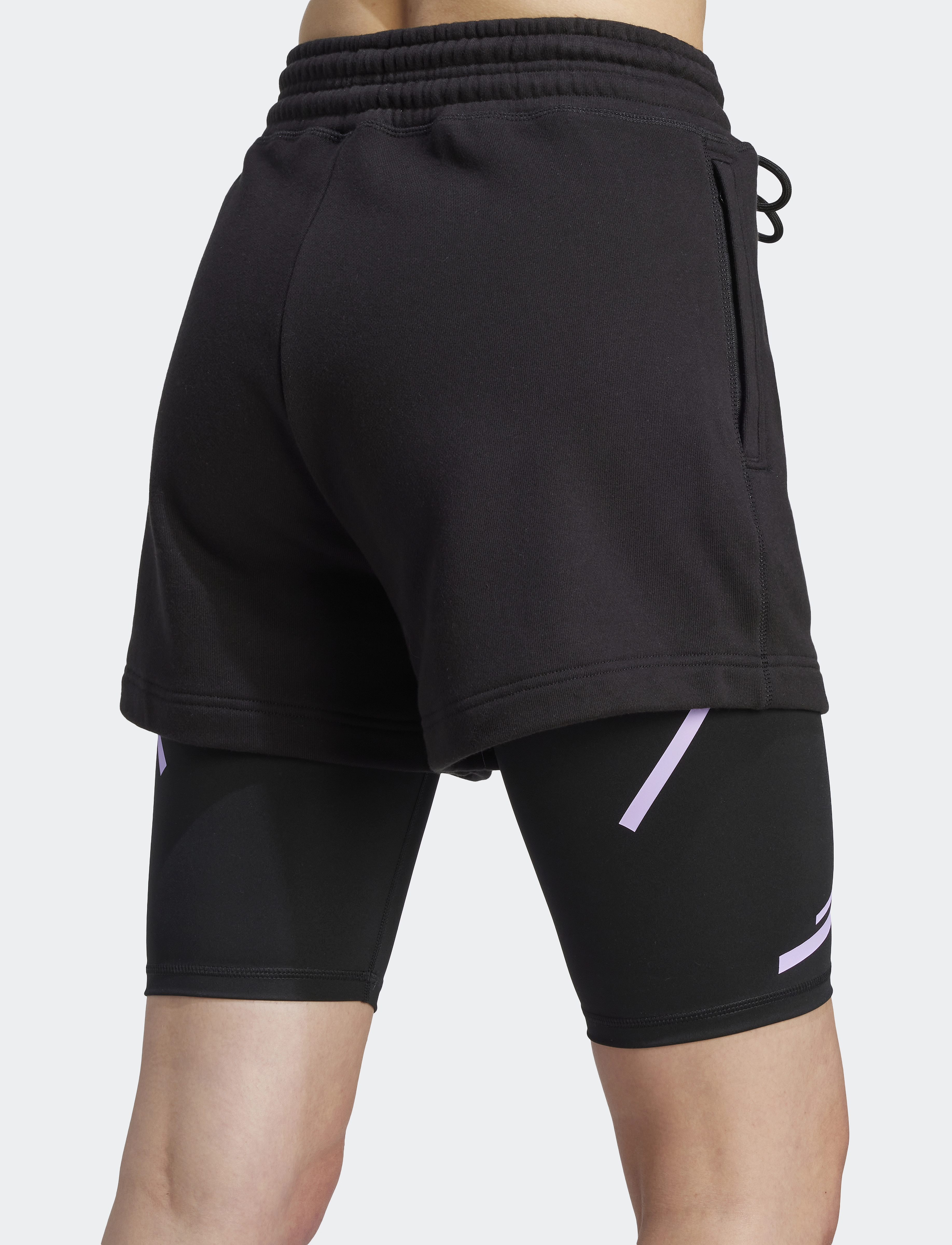 adidas by Stella McCartney - aSMC TERRY SHO - sweatshorts - black - 4