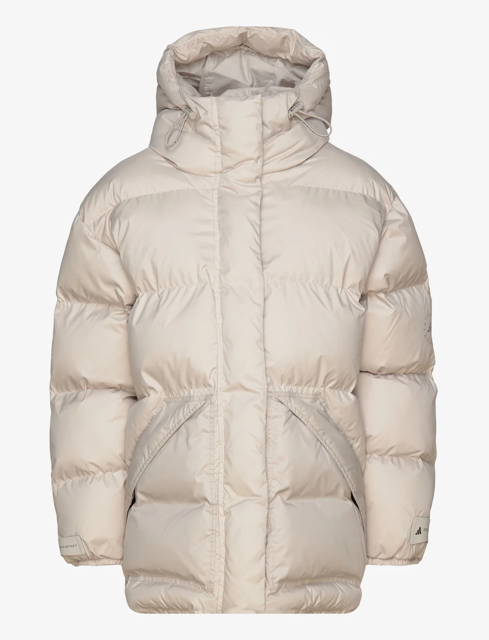 Adidas by stella mccartney 2025 athletic long padded jacket