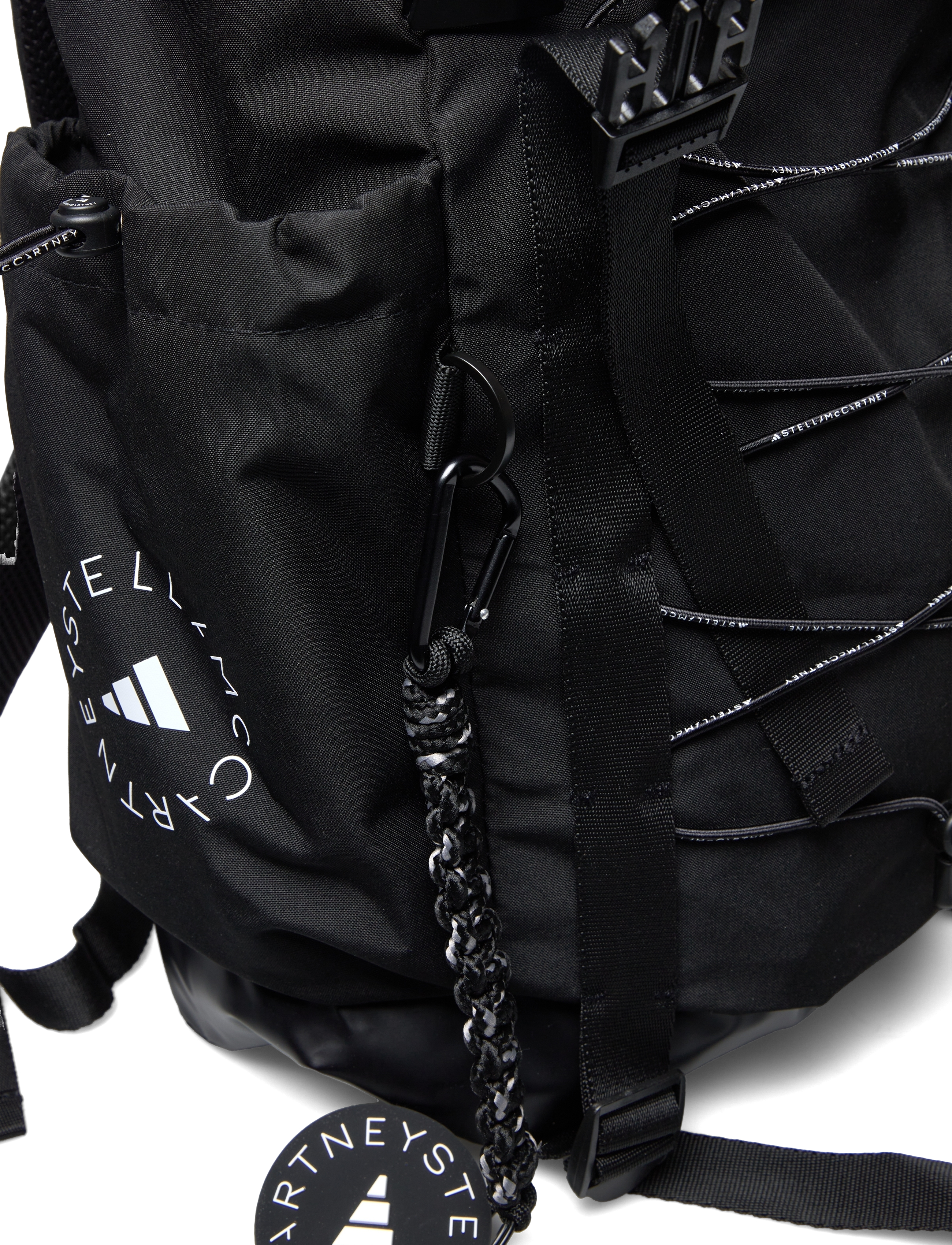 adidas by Stella McCartney - aSMC BACKPACK - sportsbagger - black/white/black - 3