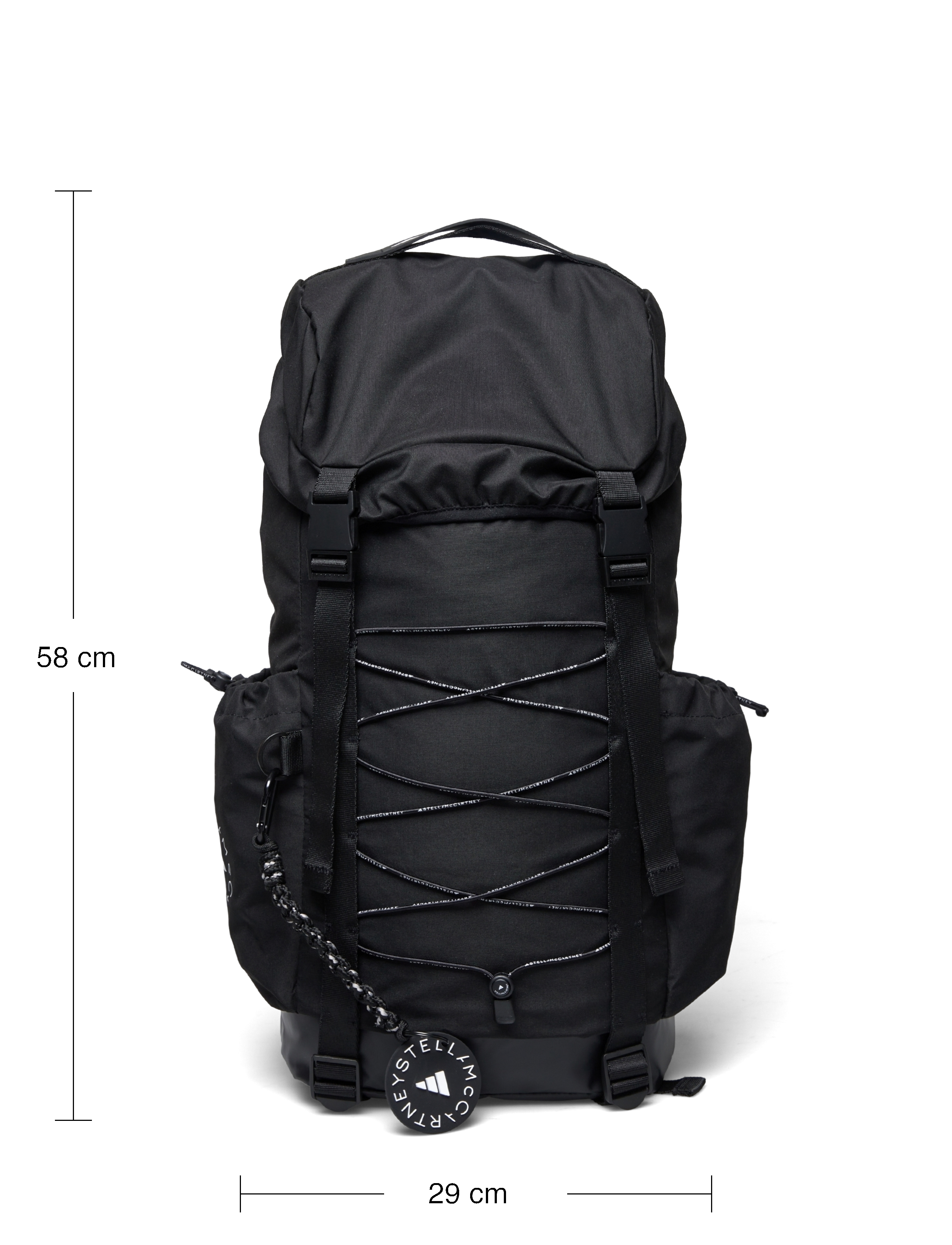 adidas by Stella McCartney - aSMC BACKPACK - sportsbagger - black/white/black - 5