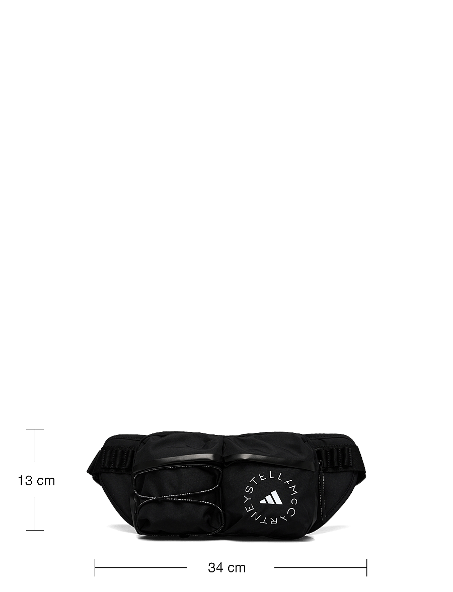 adidas by Stella McCartney - aSMC BUMBAG - crossbody & bæltetasker - black/white - 5