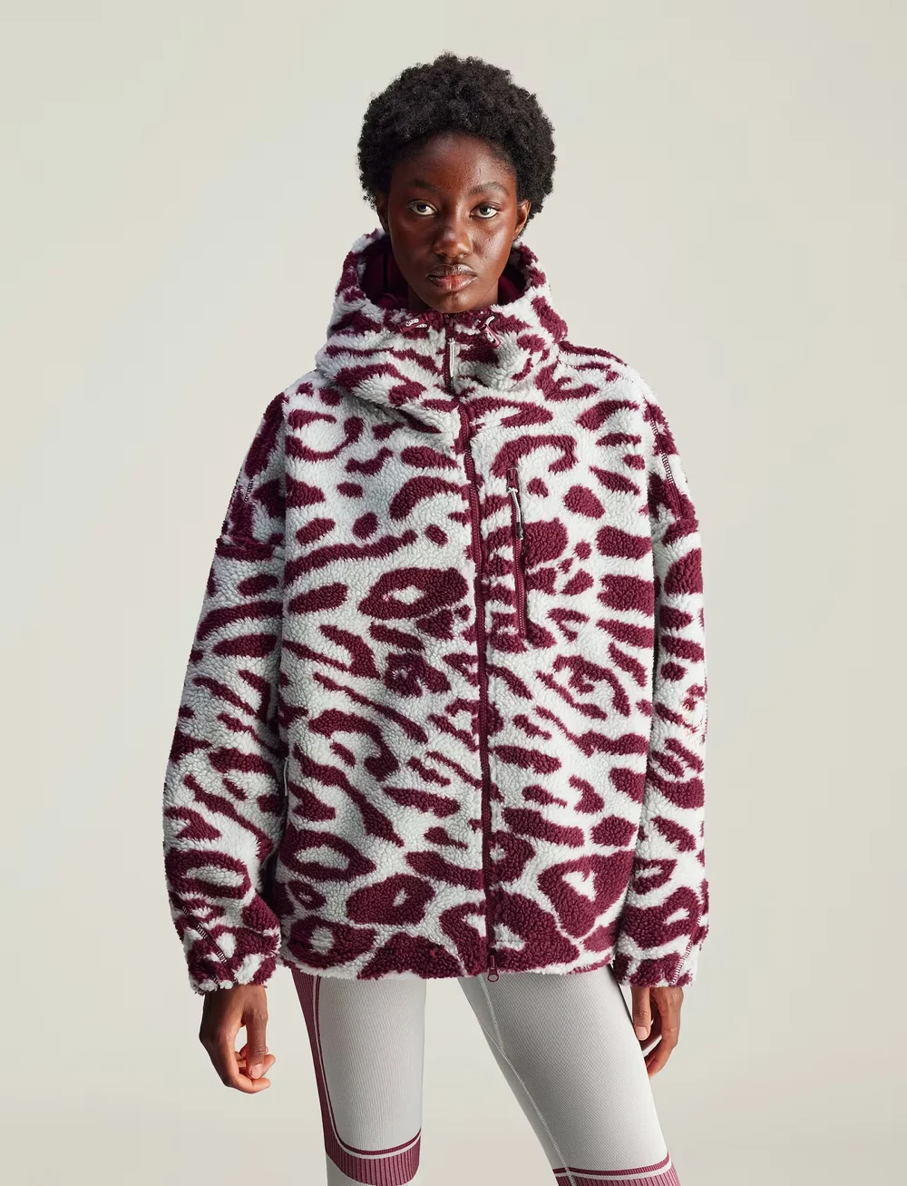 adidas by Stella McCartney Asmc Jaq Fleece Kapuzenpullover Boozt