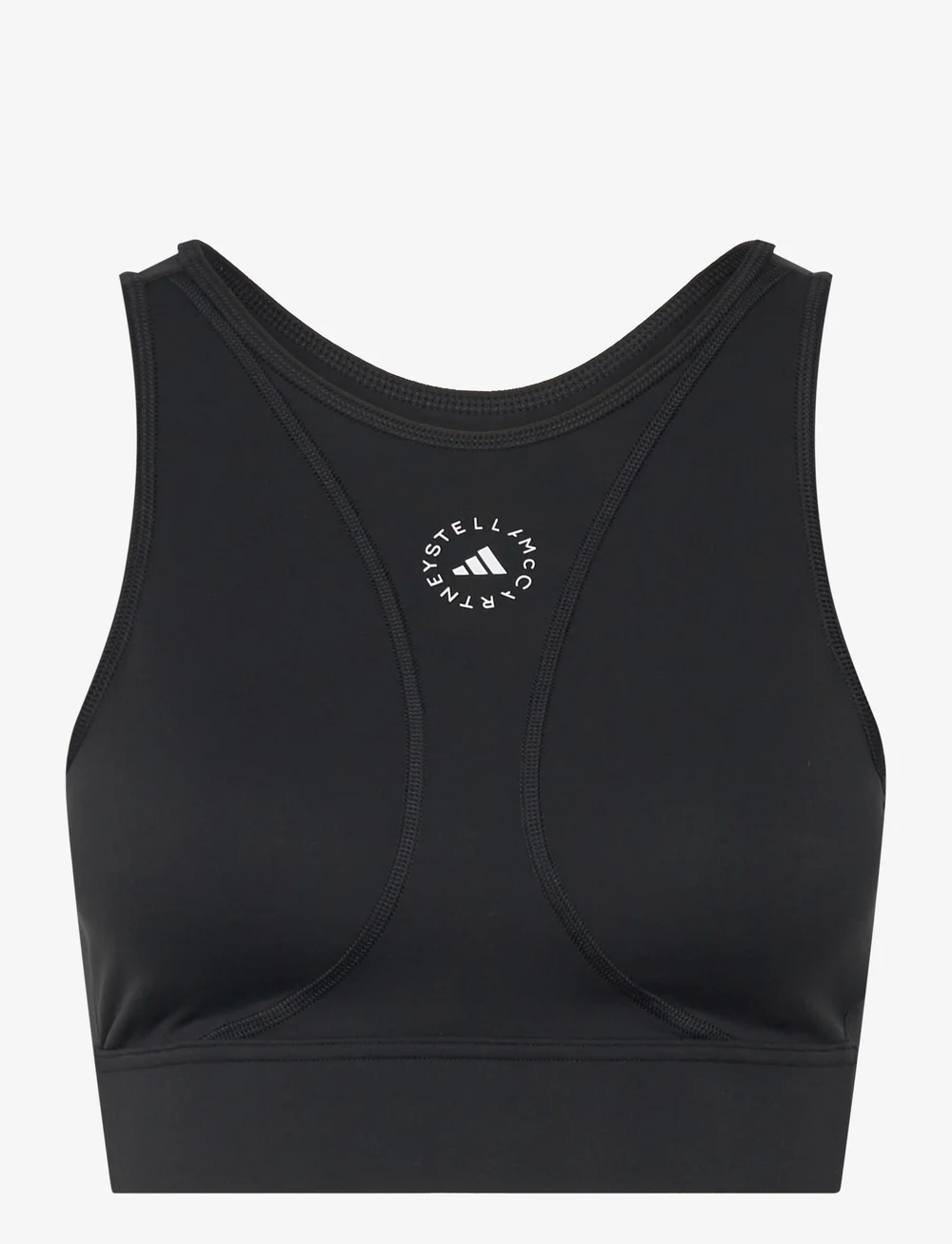 adidas by Stella McCartney - aSMC TST CROP - nabapluusid - black - 0