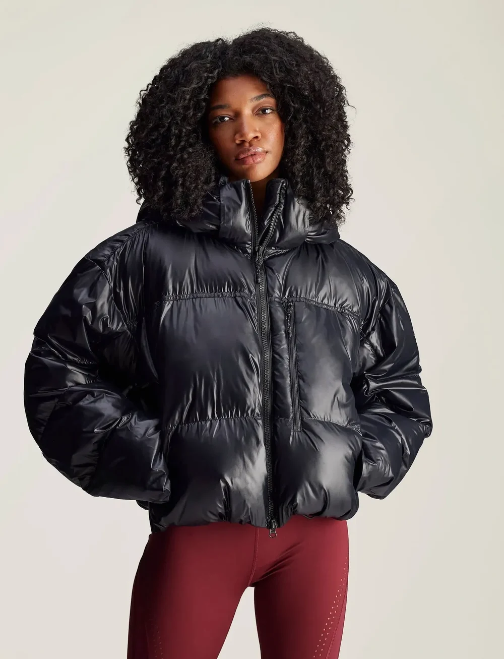 adidas by Stella McCartney - aSMC SHORT PUF - dunjakker - black - 0