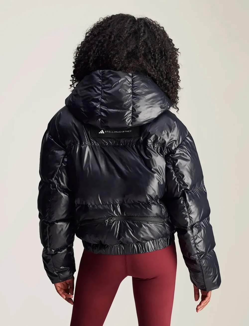 adidas by Stella McCartney - aSMC SHORT PUF - dunjakker - black - 2