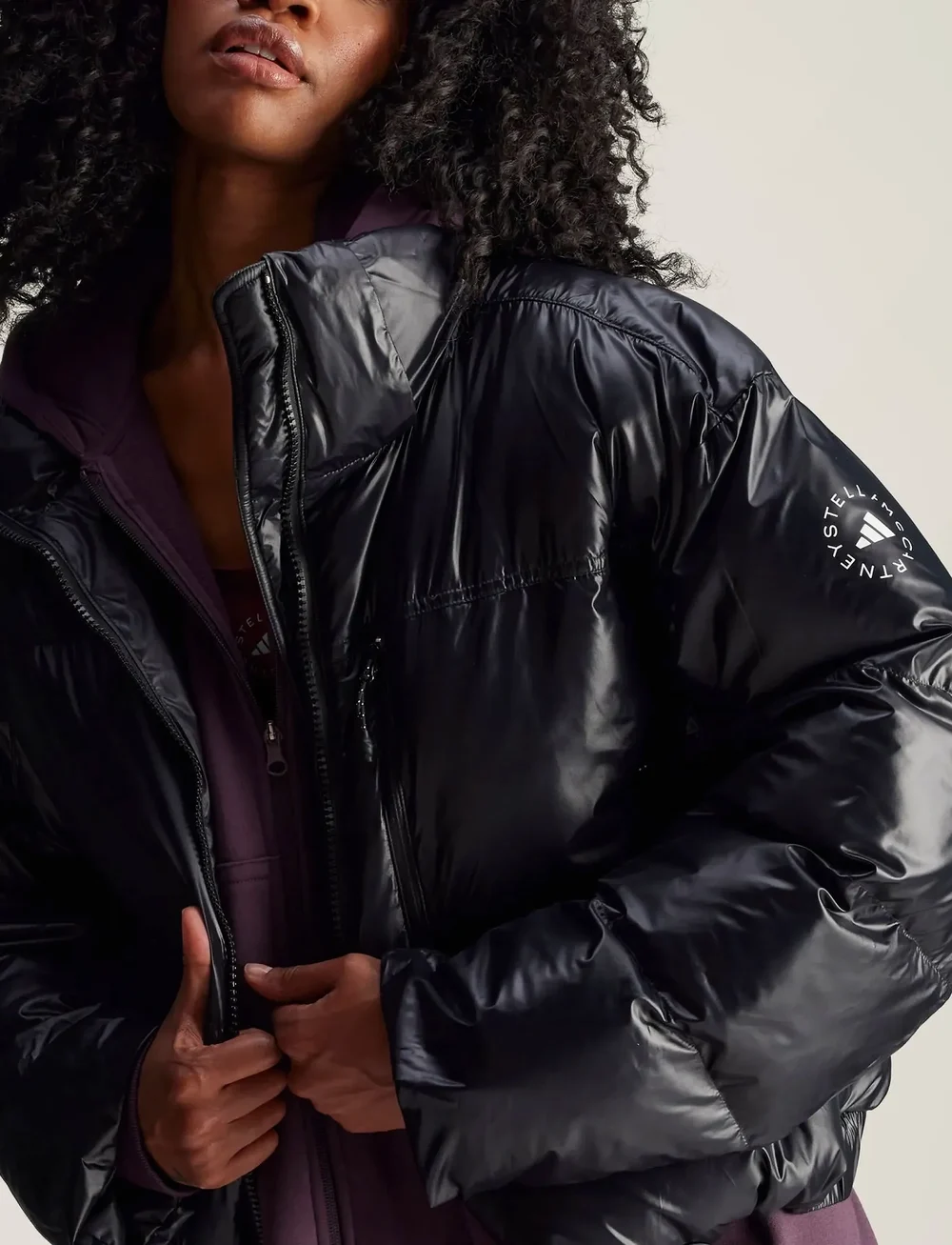 adidas by Stella McCartney - aSMC SHORT PUF - dunjakker - black - 5