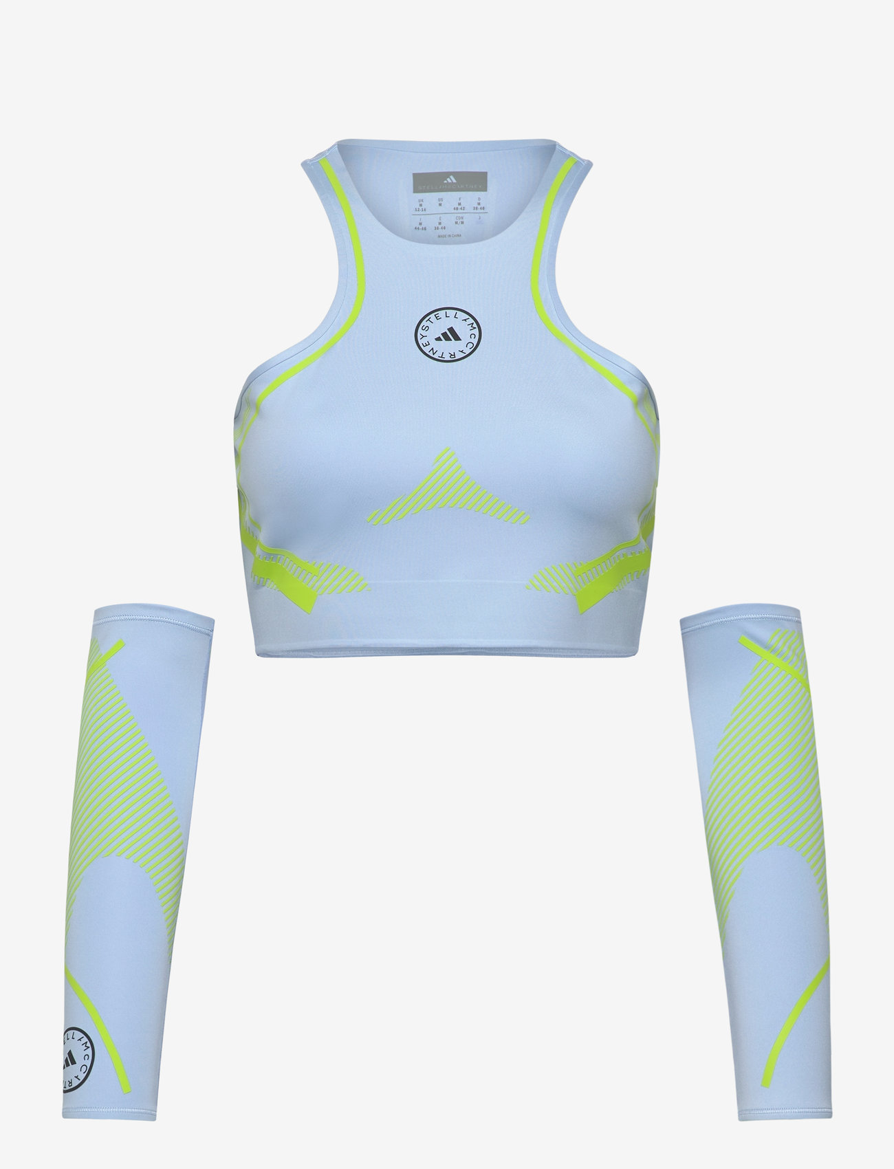 adidas by Stella McCartney - aSMC TPA CR - crop-tops - glowblue - 0