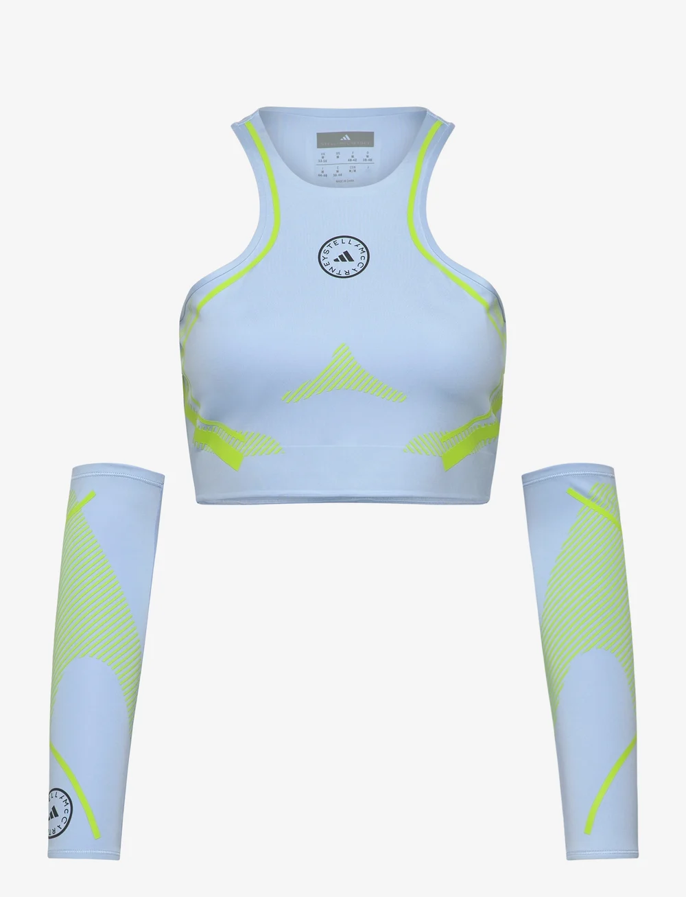 adidas by Stella McCartney - aSMC TPA CR - crop tops - glowblue - 0