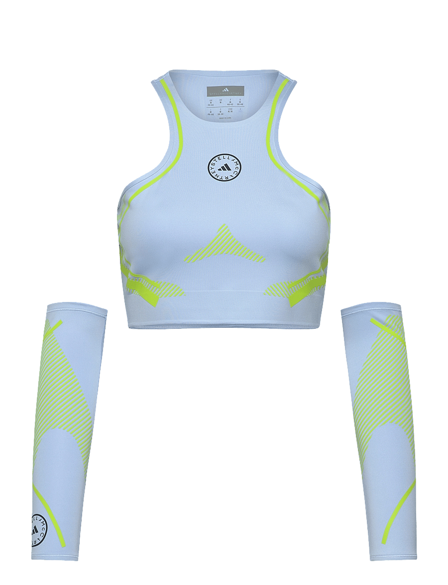 adidas by Stella McCartney - aSMC TPA CR - crop tops - glowblue - 0