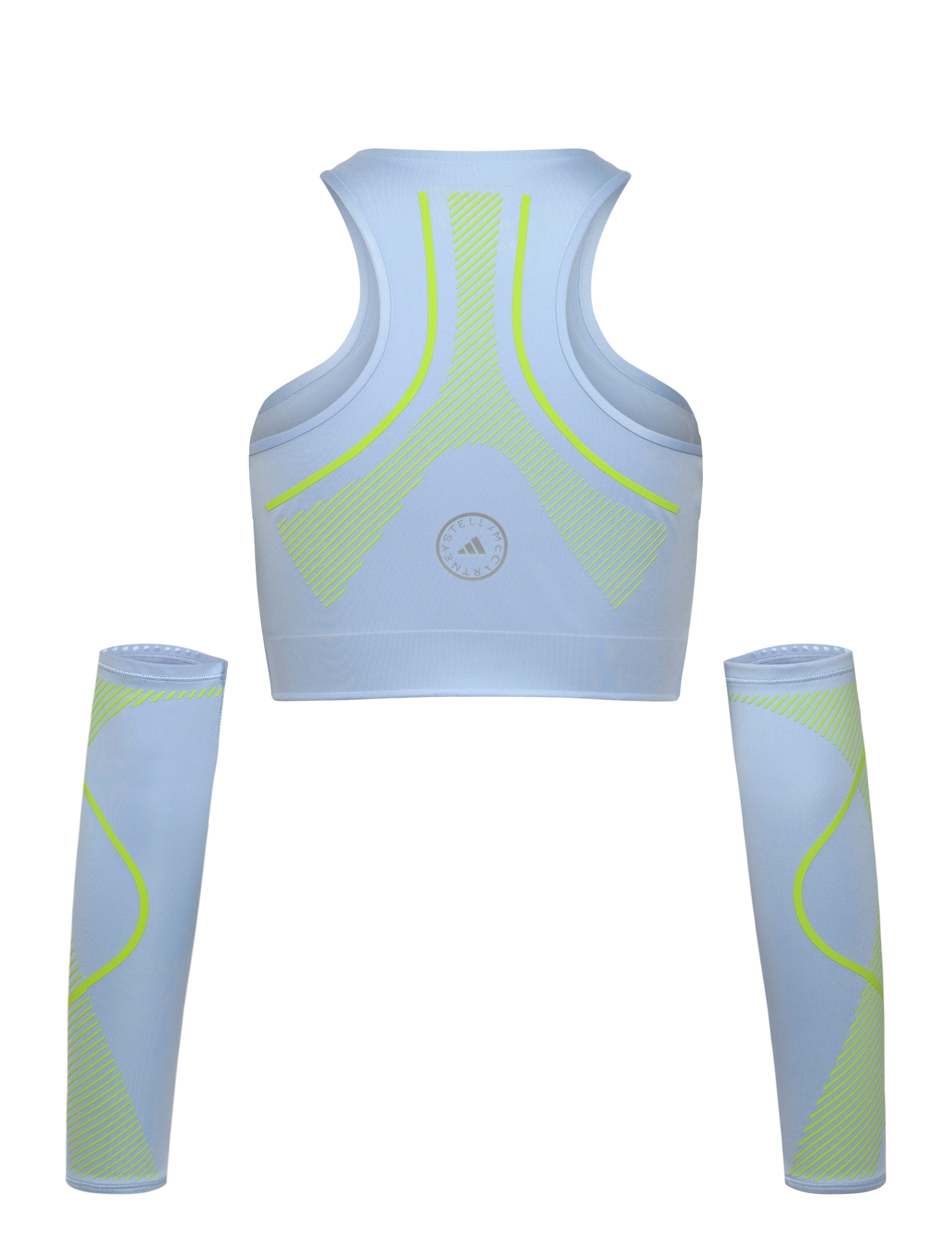 adidas by Stella McCartney - aSMC TPA CR - crop tops - glowblue - 1