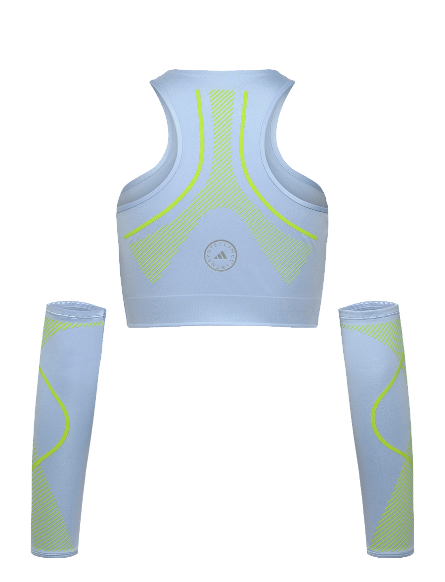 adidas by Stella McCartney - aSMC TPA CR - crop tops - glowblue - 1