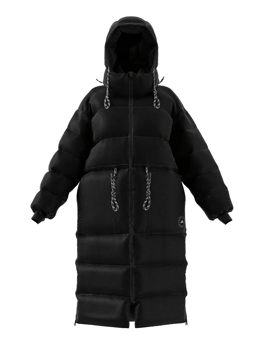 adidas by Stella McCartney - aSMC LONG PUFFA - black - 1